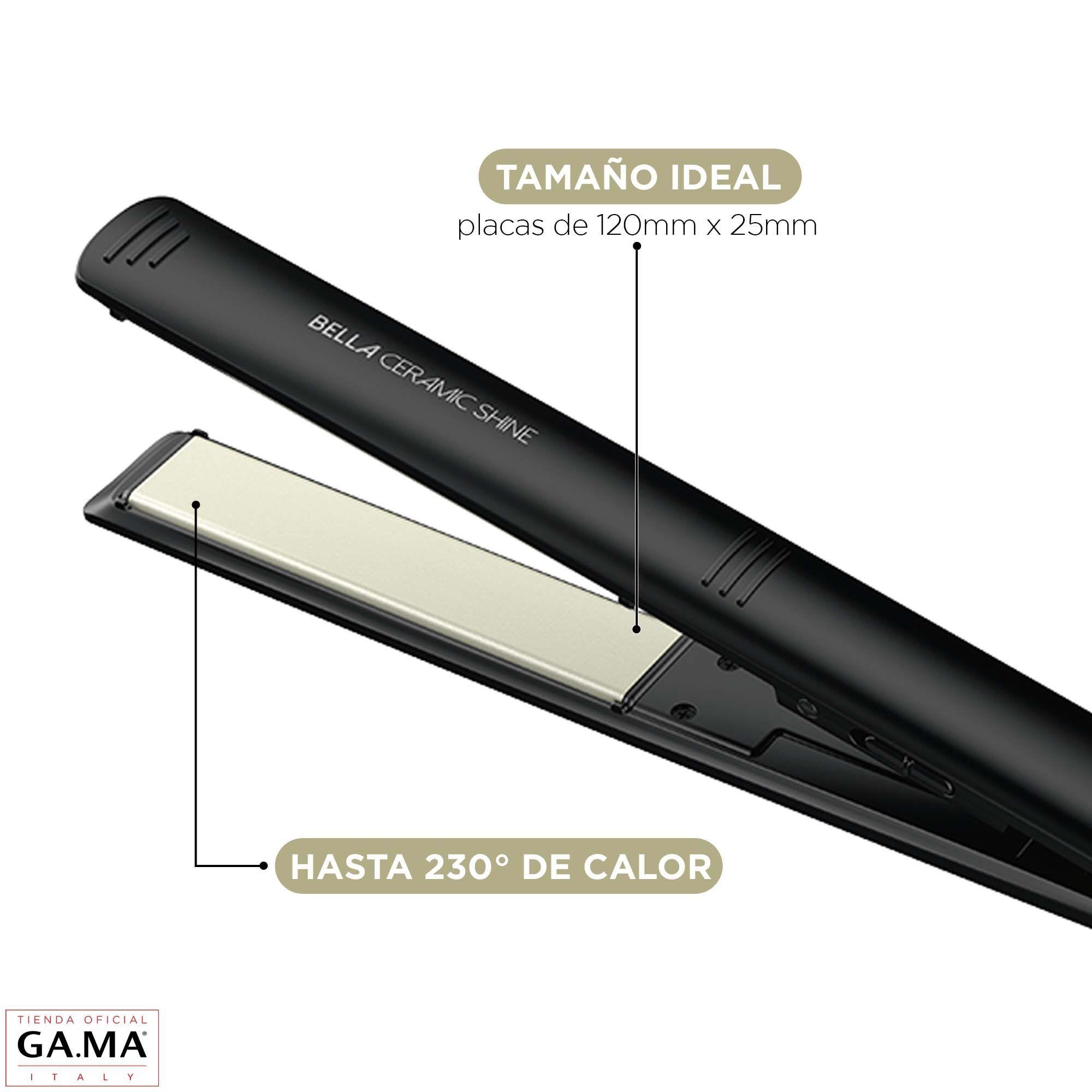 Plancha Alisadora Gama Bella Ceramic Shine Ion Ultra Slim-3