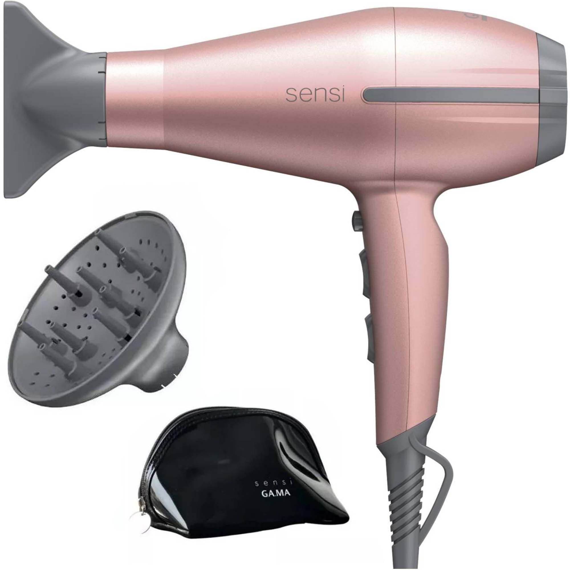 Secador De Pelo Gama Tempo 5d Sensi Rose Ozone Ion-0