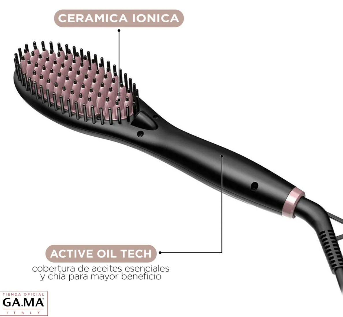 Triple Pack Gama Chía Secador + Plancha Alisadora + Cepillo-3