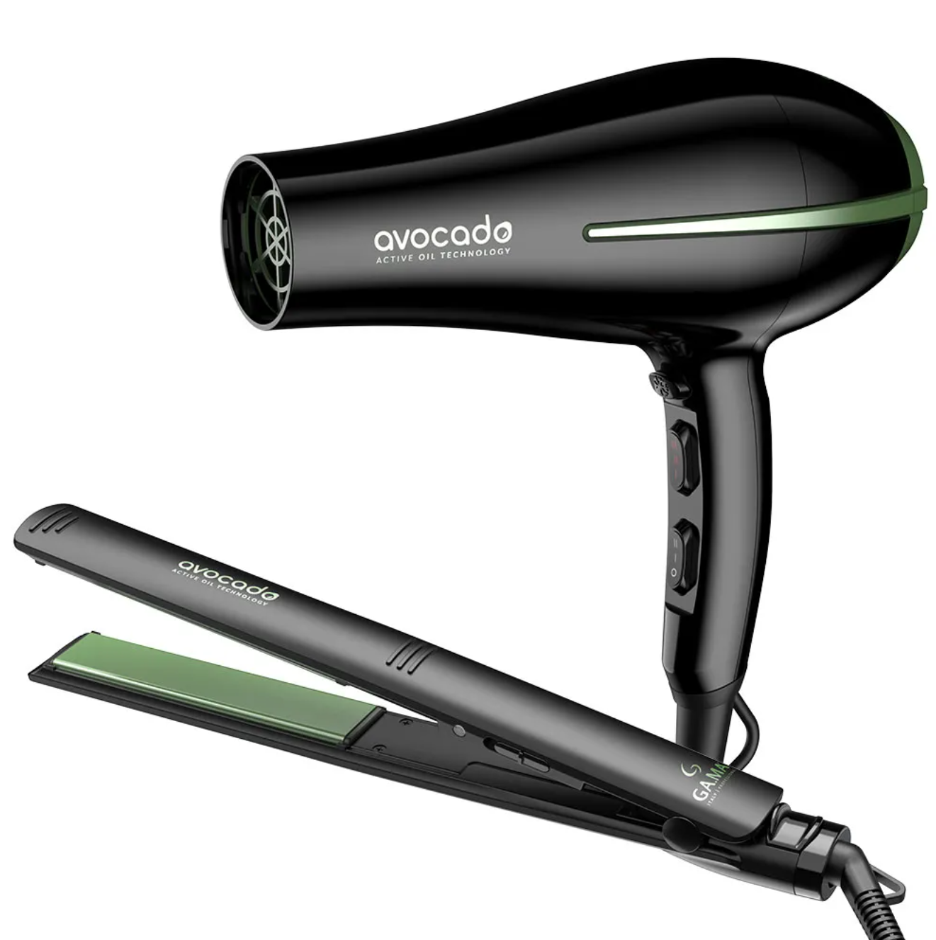 Pack Gama Secador Bora Alisador Elegance Avocado Active Oils-0