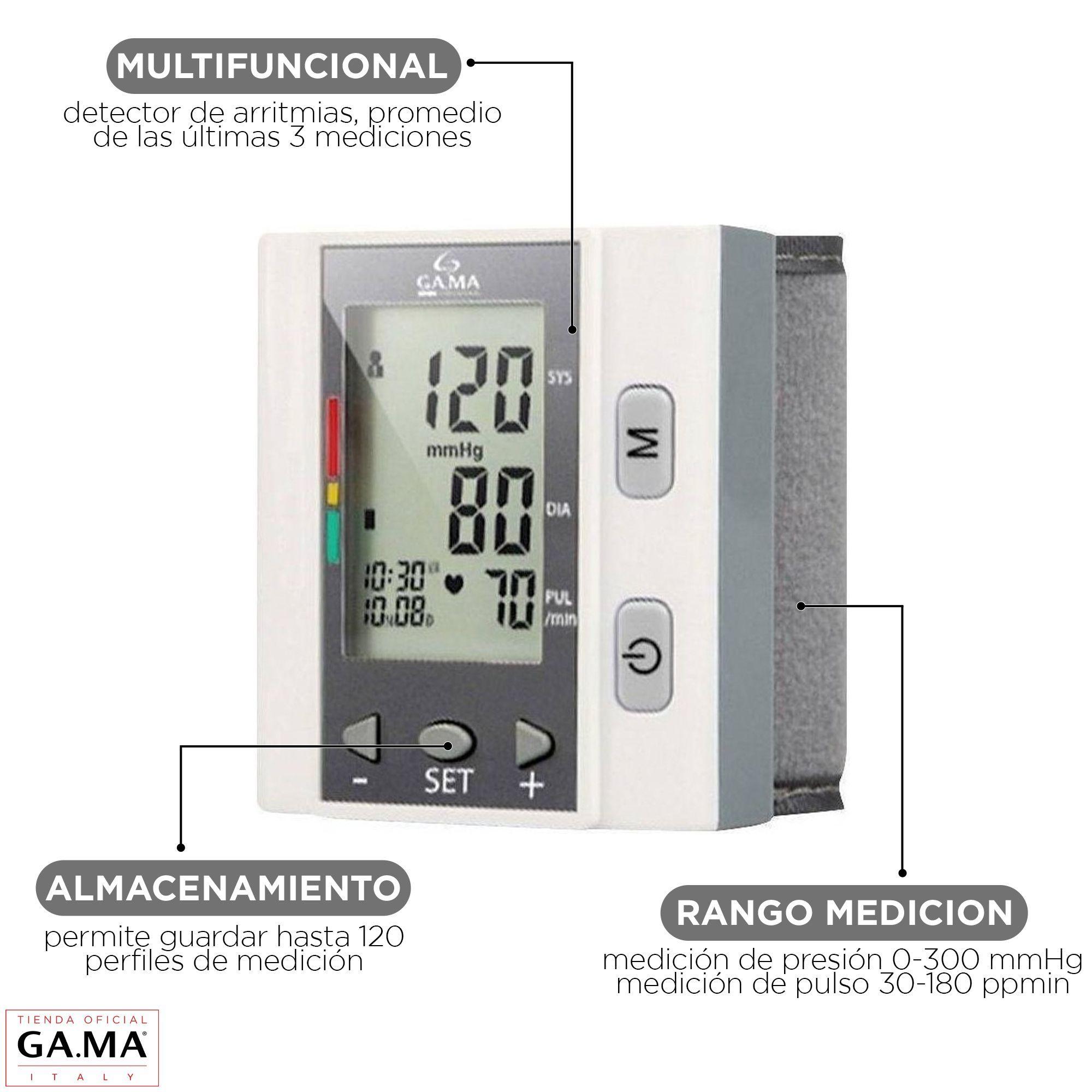 Tensiómetro De Muñeca Gama Bp-202h 120 Mem -1