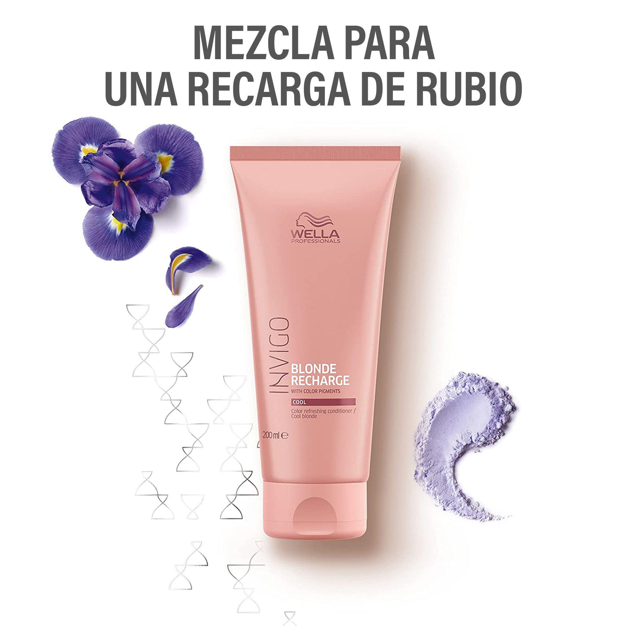 Acondicionador Wella Invigo Cool Blond 200 Ml Especial Rubio-2