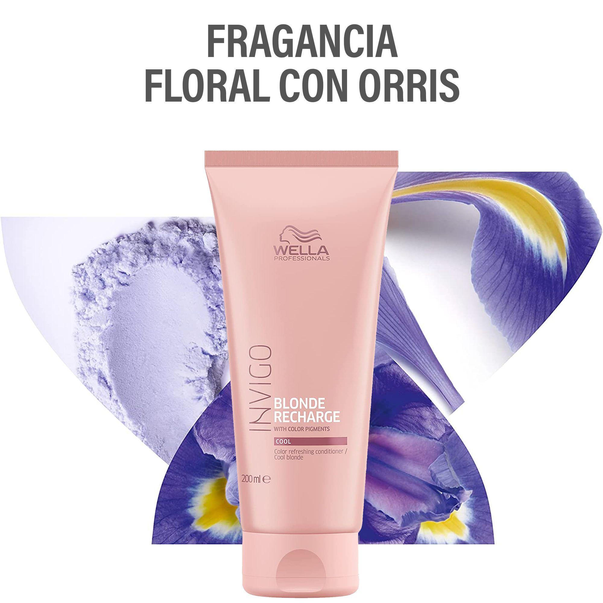 Acondicionador Wella Invigo Cool Blond 200 Ml Especial Rubio-3