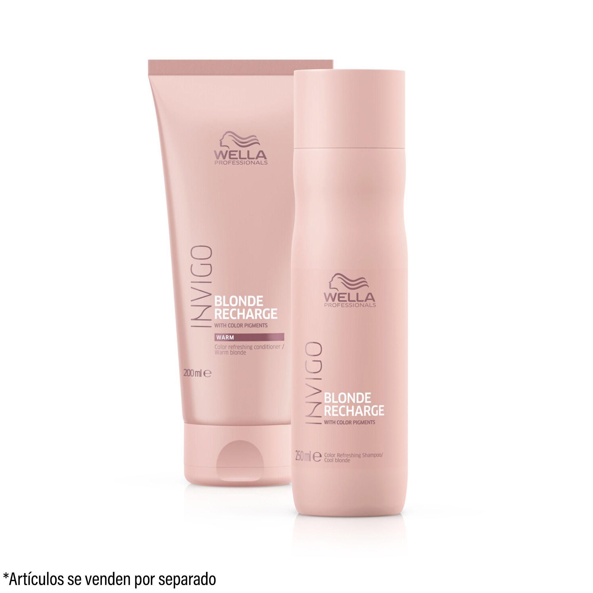 Acondicionador Wella Invigo Cool Blond 200 Ml Especial Rubio-4