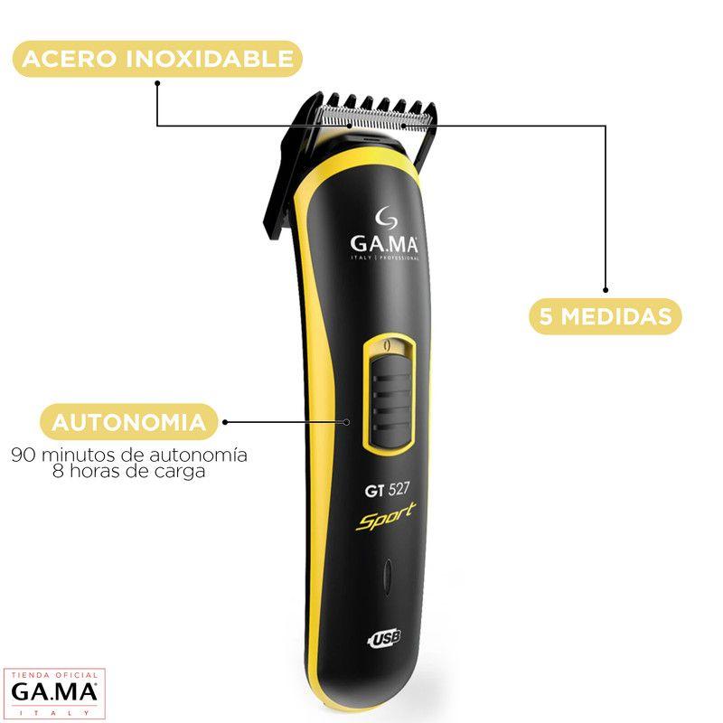 Cortapelos Gt 527 Sport Usb Inalámbrico Peine De 5 Medidas-1
