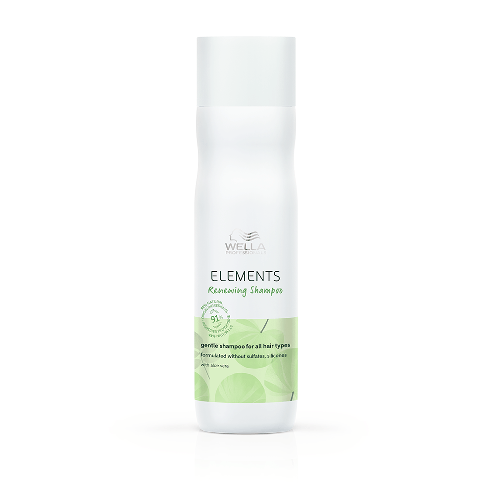 Shampoo Wella Elements 1 Litro  Aloe Vera Sin Siliconas-0