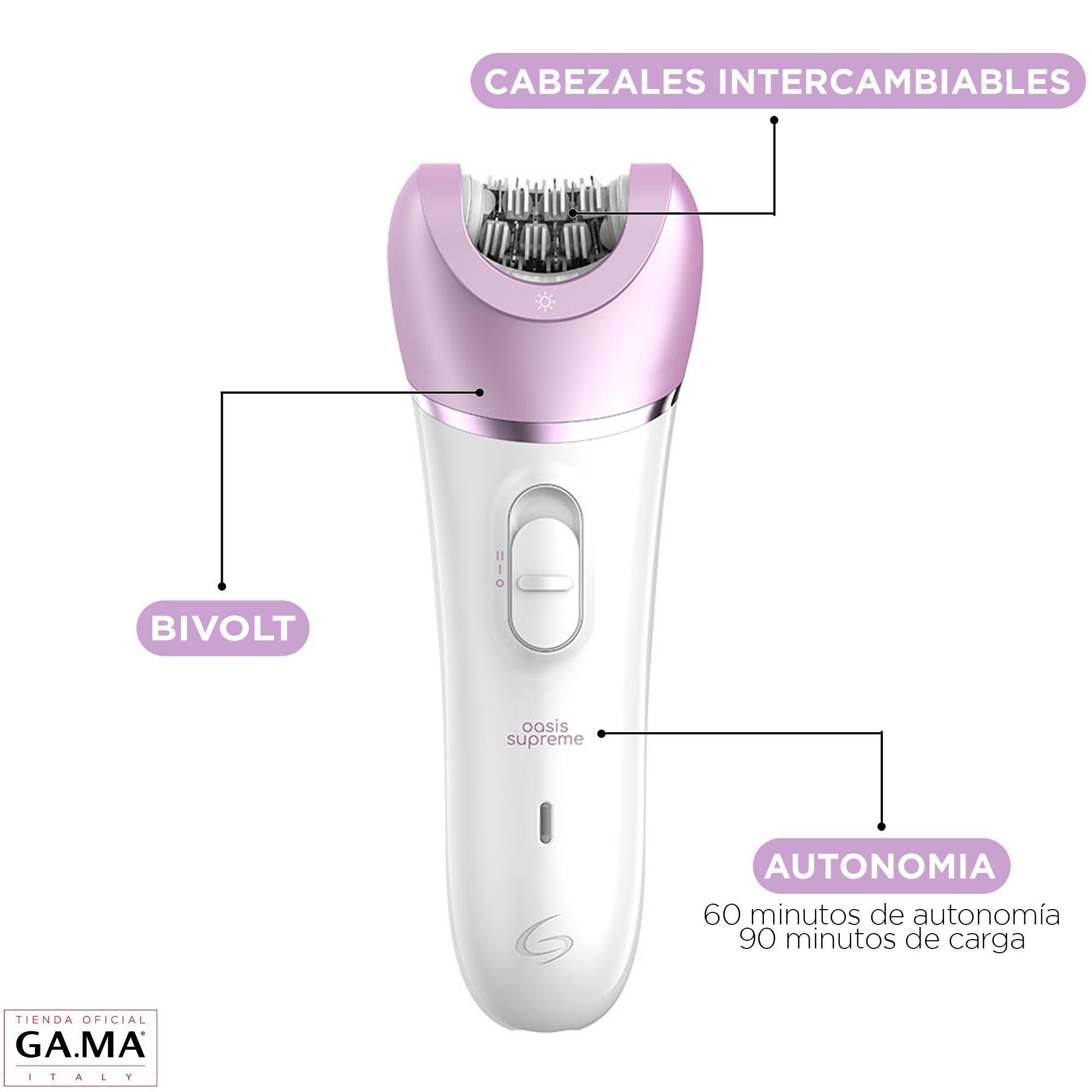 Depiladora Gama Oasis Supreme Usb Uso En Seco Y Húmedo-2