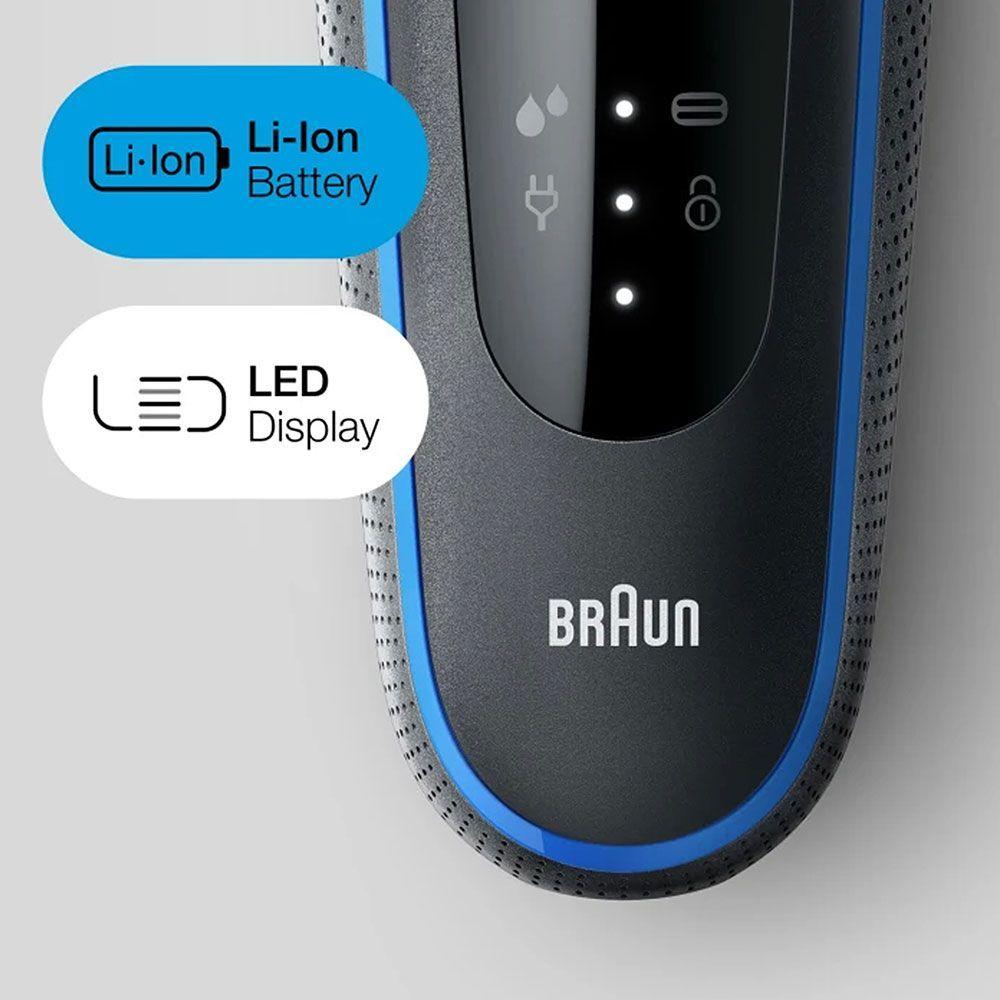 Afeitadora Recargable Braun S5 51-B1000s Wet&Dry Cuchillas Flexibles-2