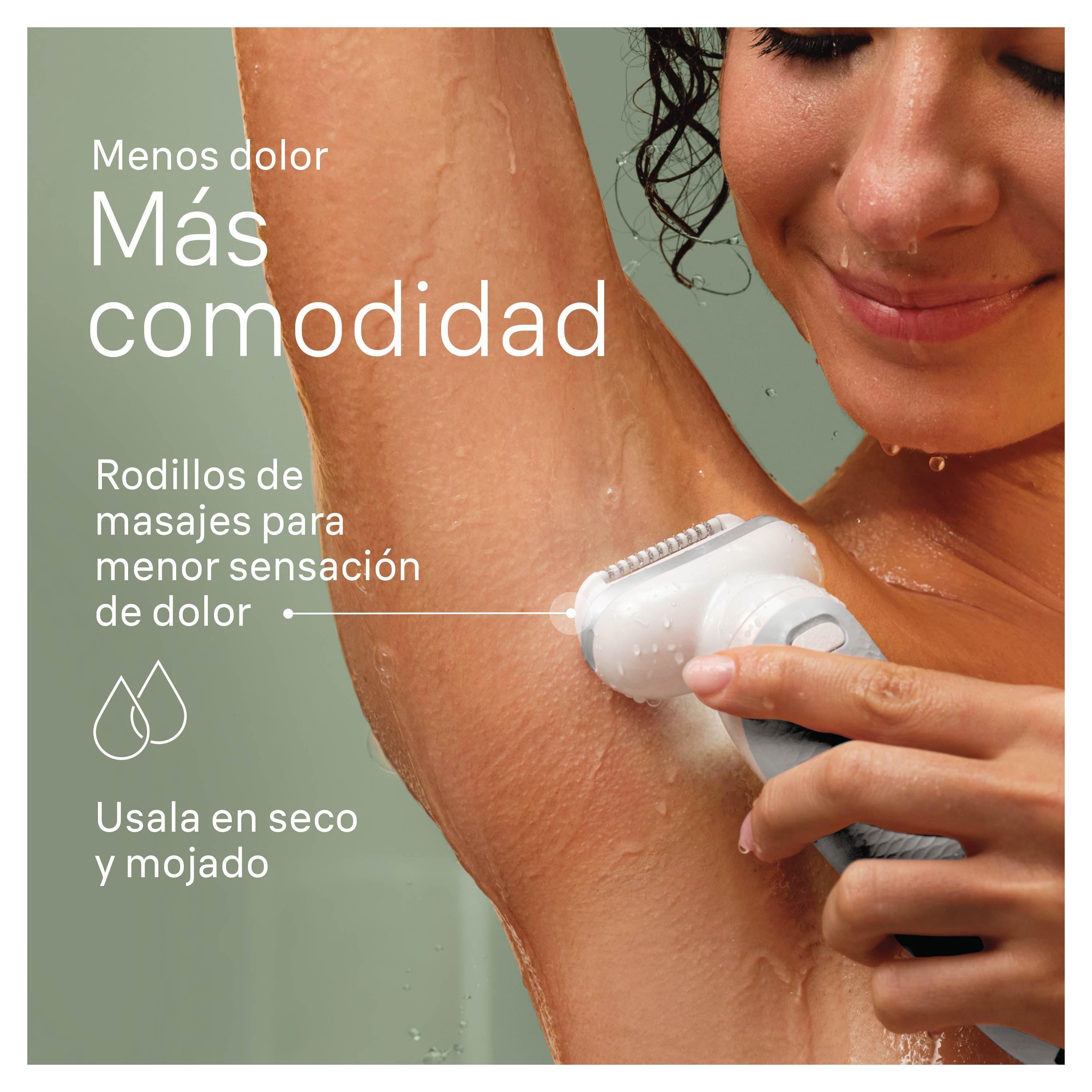 Depiladora Eléctrica Braun Silk Épil 9 Inalambrica Plateada-4
