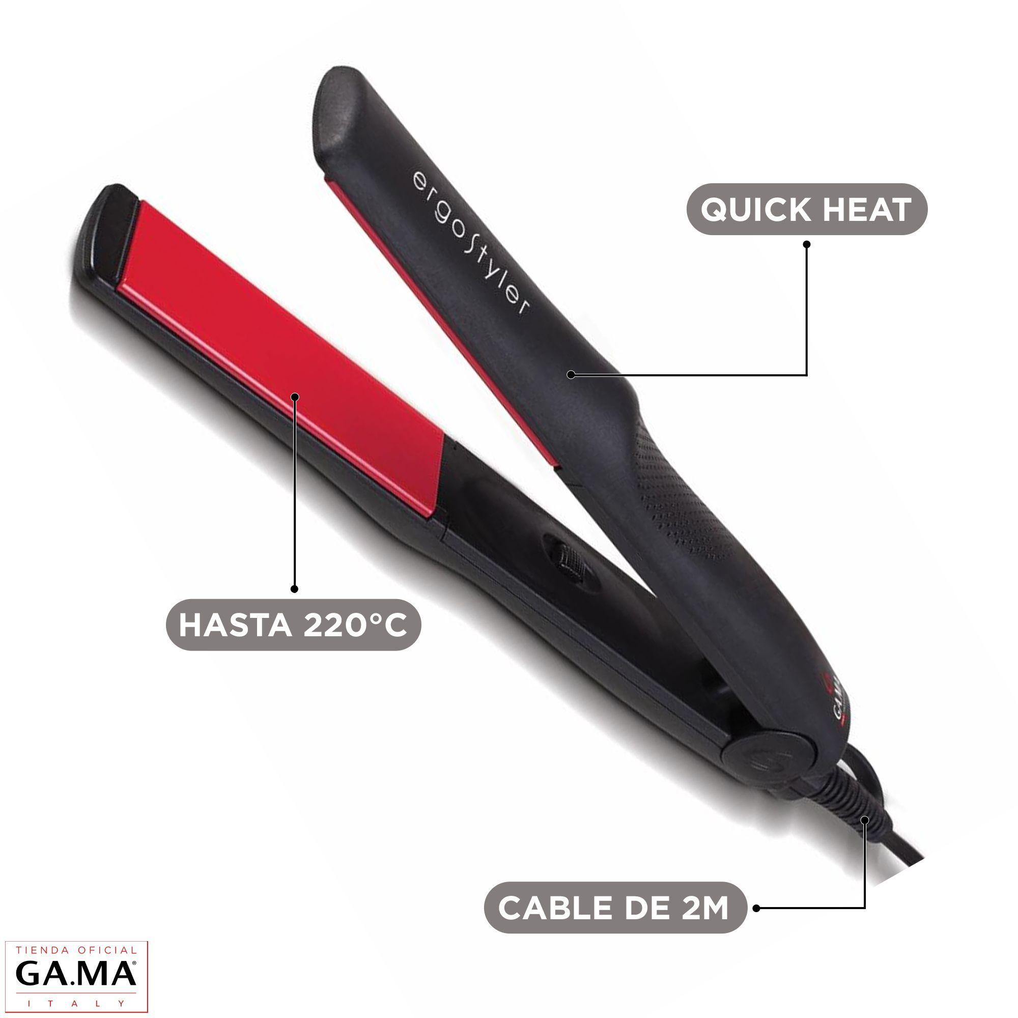 Plancha Alisadora Gama Ergostyler Ceramic Ion Quick Heat-3