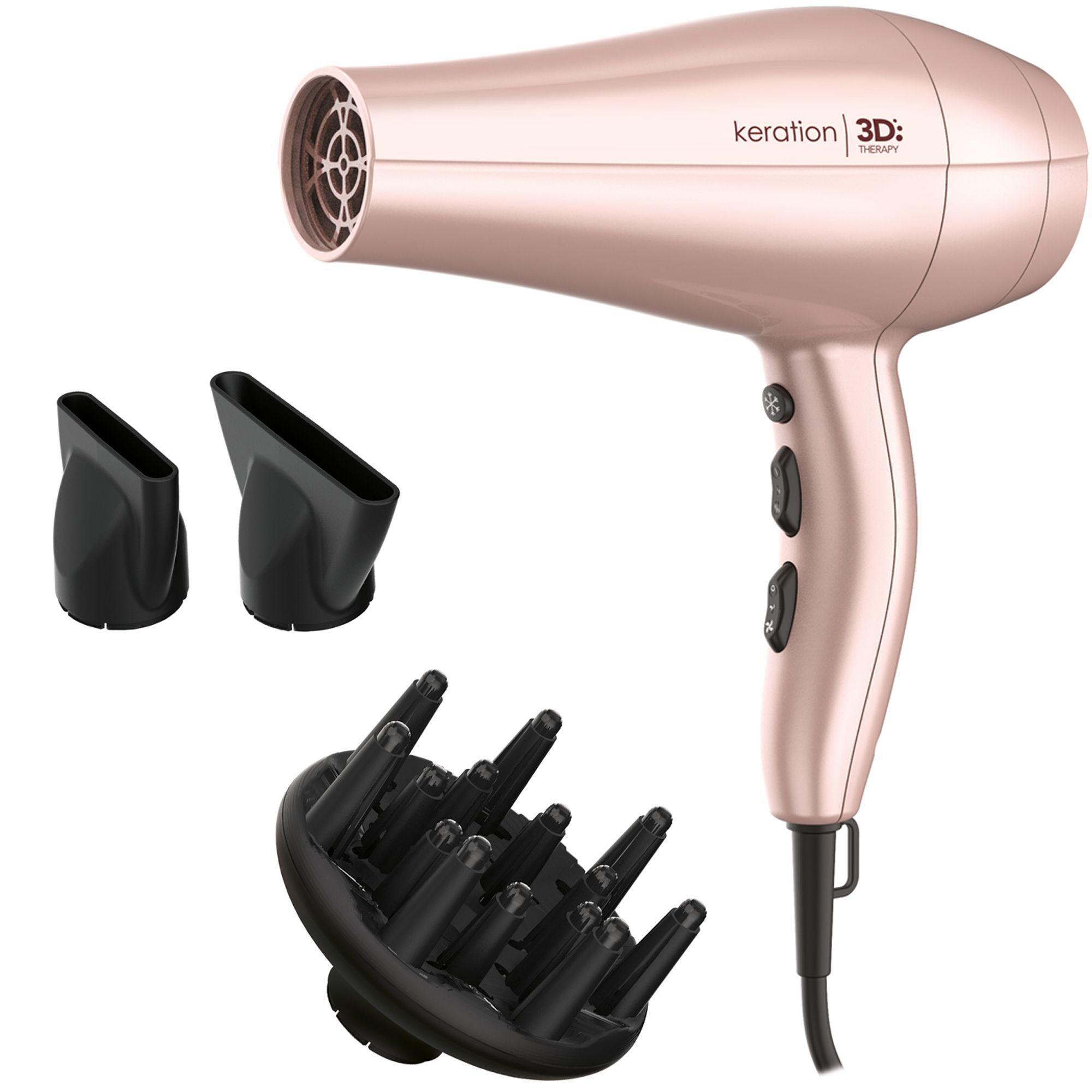 Secador De Pelo Profesional Gama Diva 3d Keration Protege Keratina-0