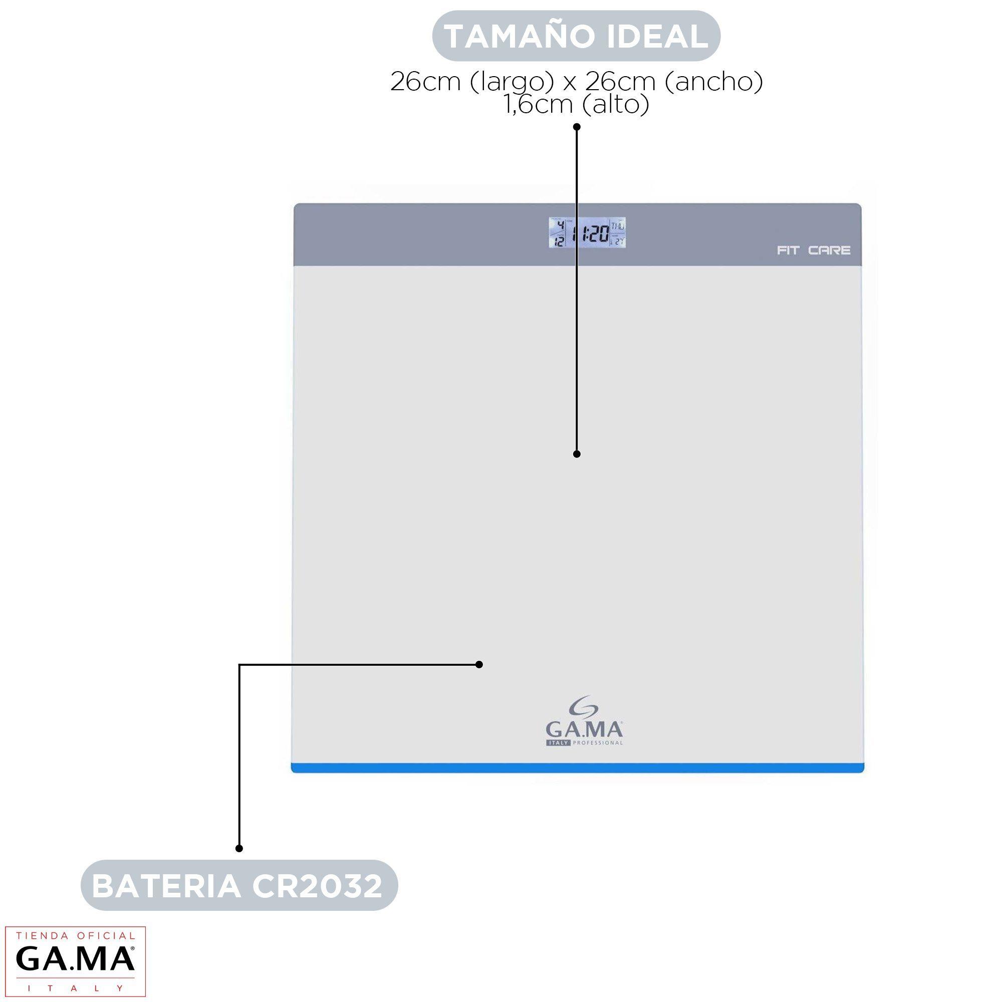 Balanza Gama Fit Care Digital Pesa Vidrio Templado-2