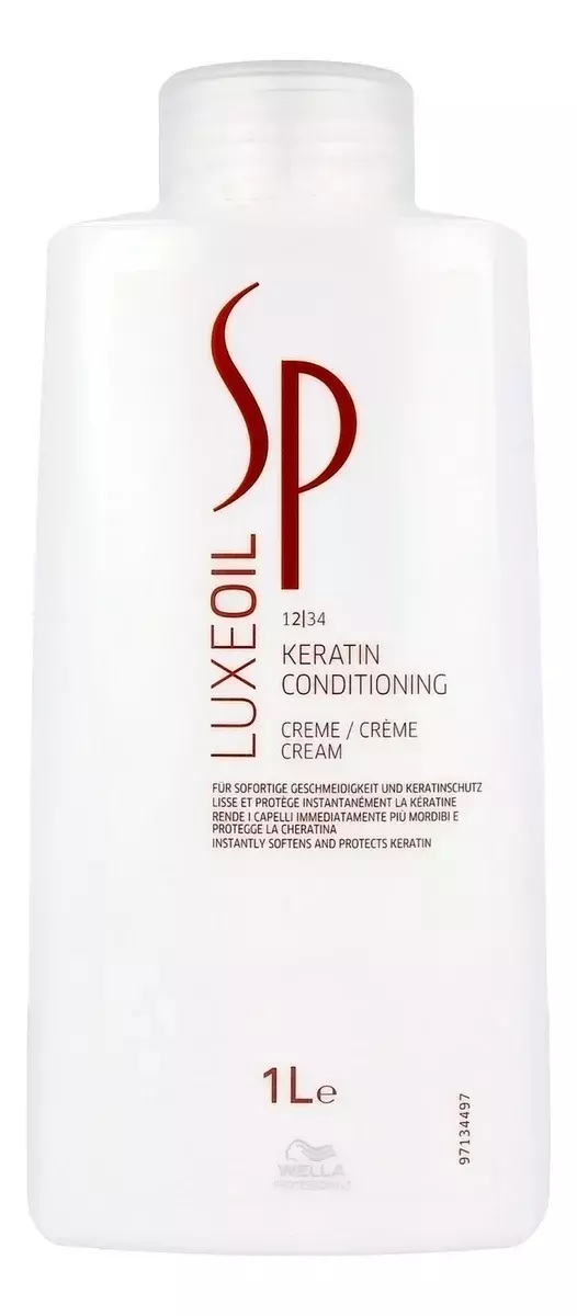 Acondicionador Wella Sp Luxeoil Keratin Cream 1000 Ml-0