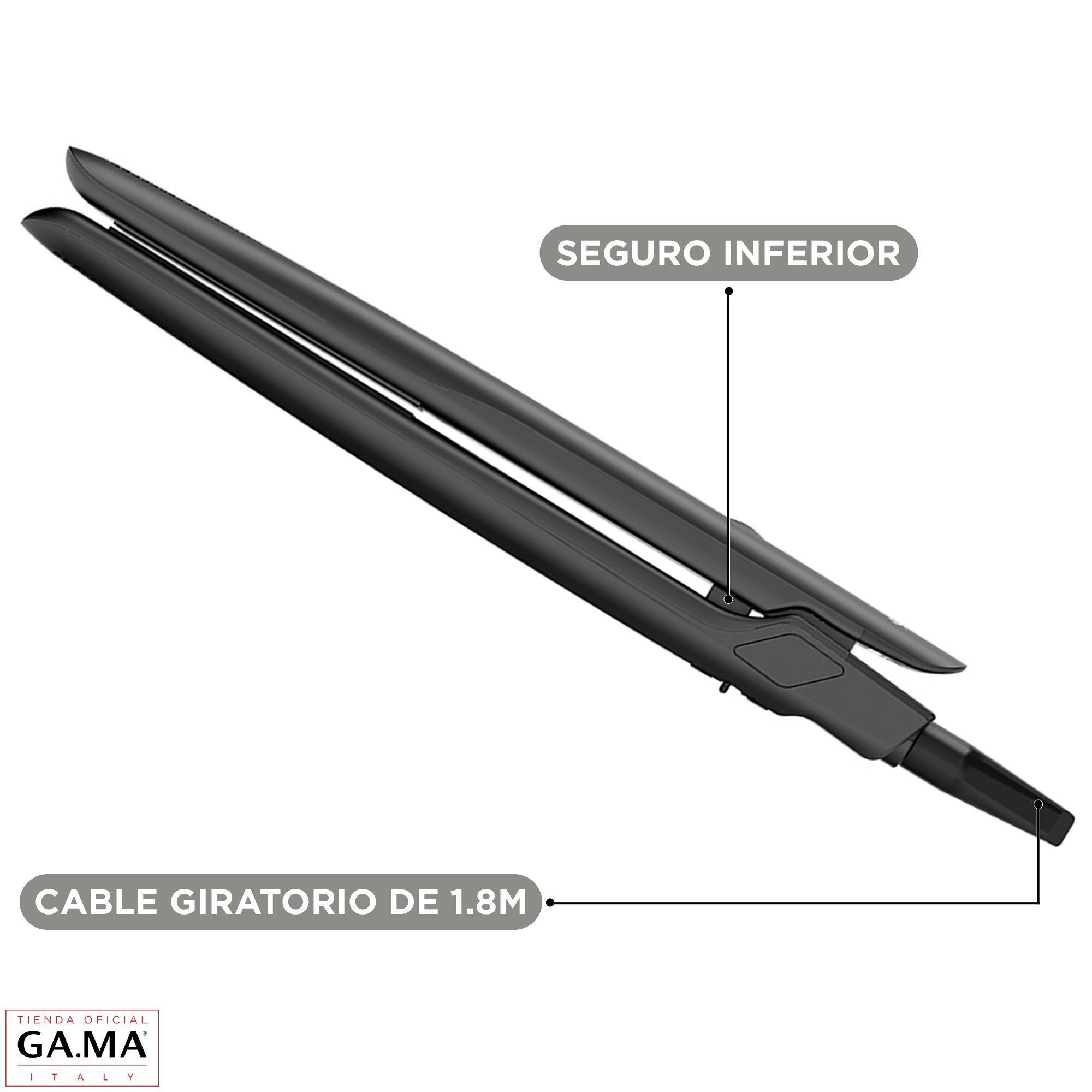 Plancha Alisadora Gama Alais Ceramic Shine Ion Nano Silver-2