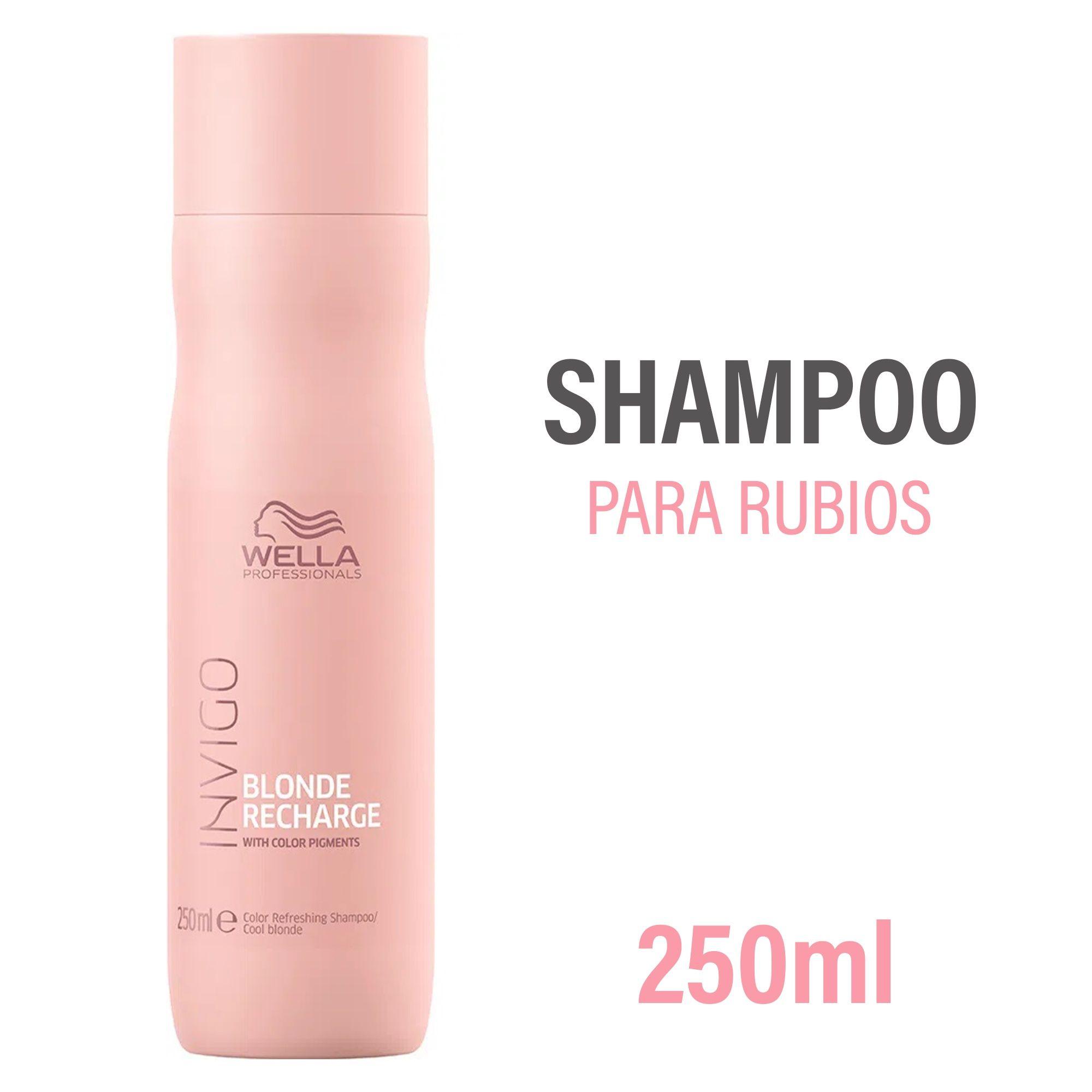 Shampoo Invigo Blond Recharge Wella 250 Ml Especial Rubio-1