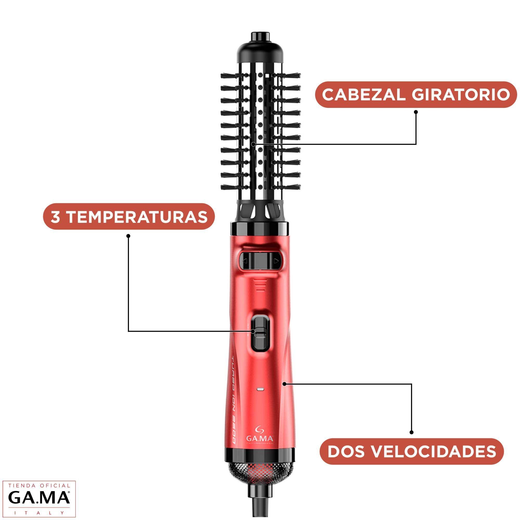 Cepillo Modelador Gama Turbo Ion 2600 Seca Alisa Y Modela-2