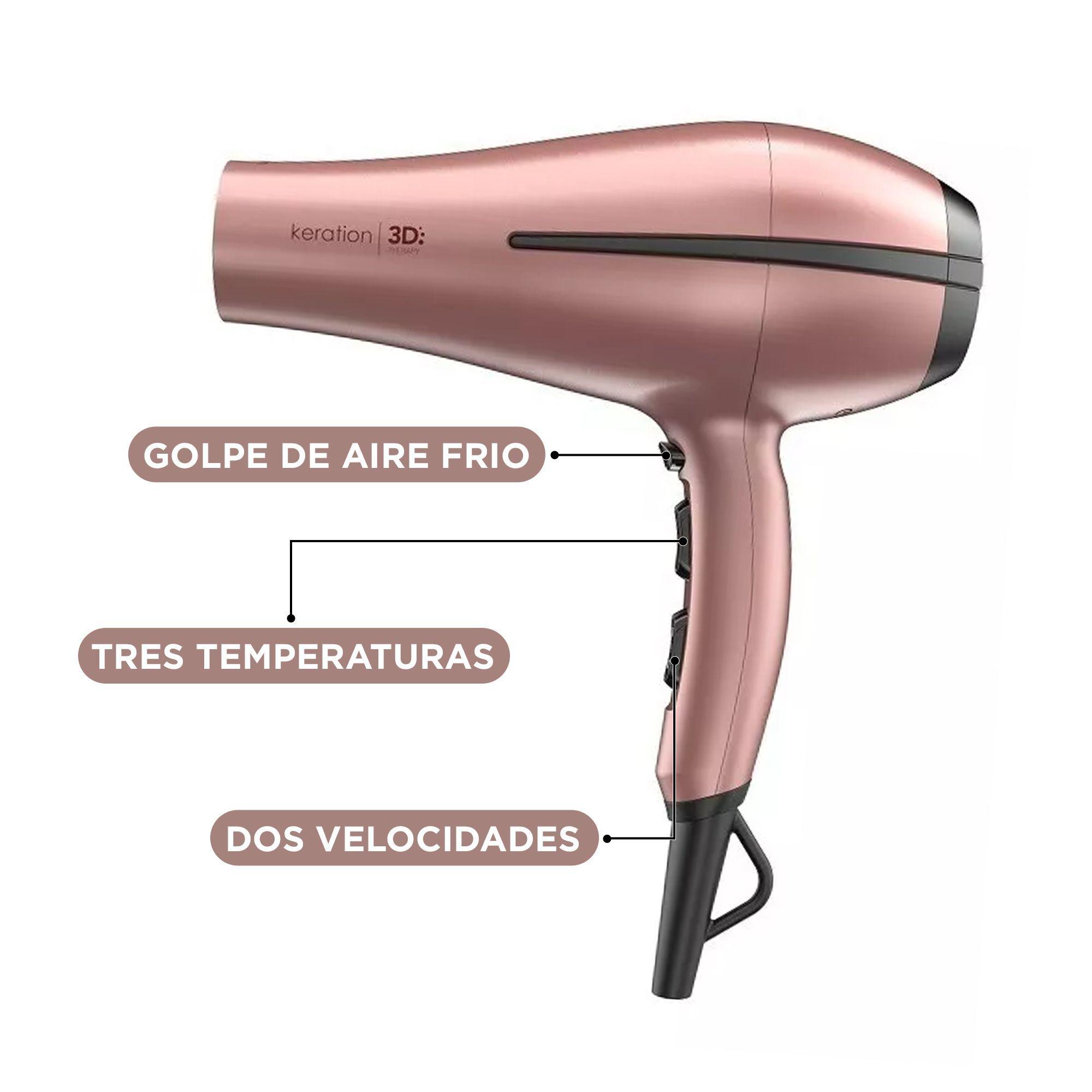 Secador De Pelo Gama Bora 3d Therapy Ion Keration 2200 Watts-2