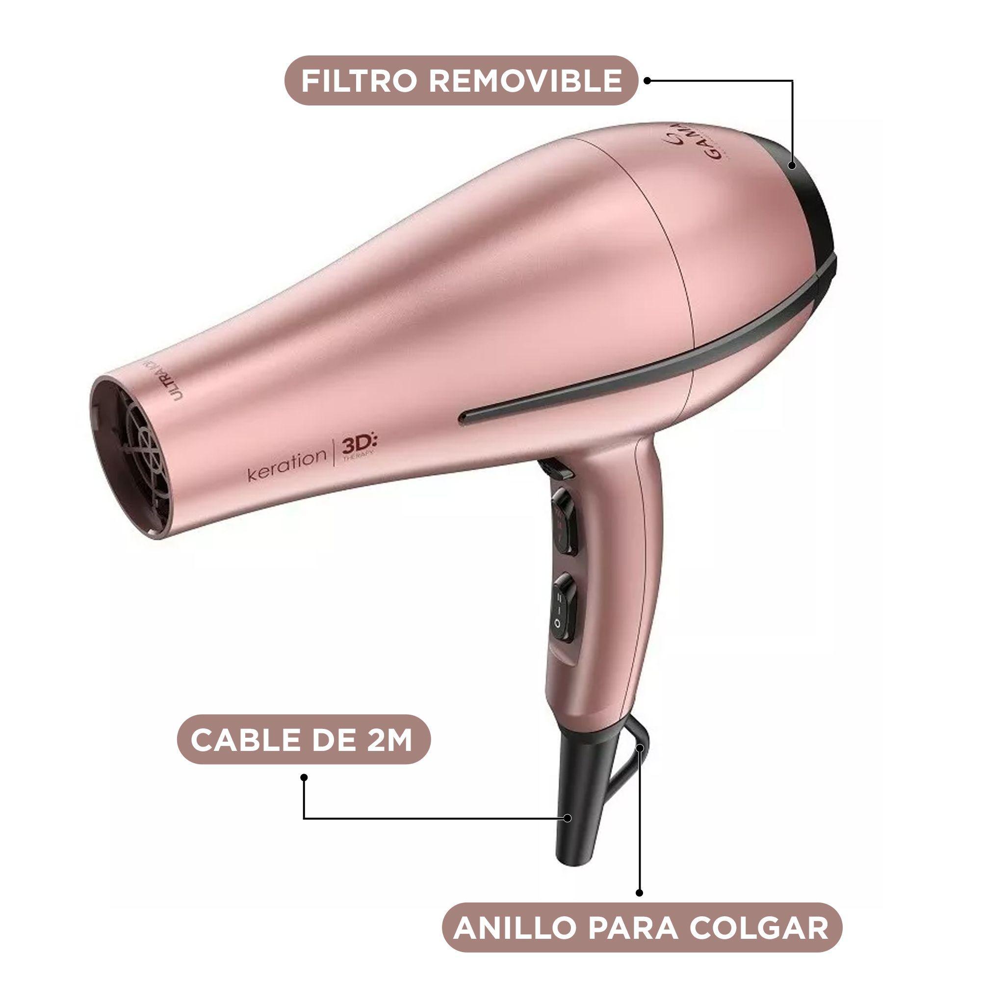 Secador De Pelo Gama Bora 3d Therapy Ion Keration 2200 Watts-4