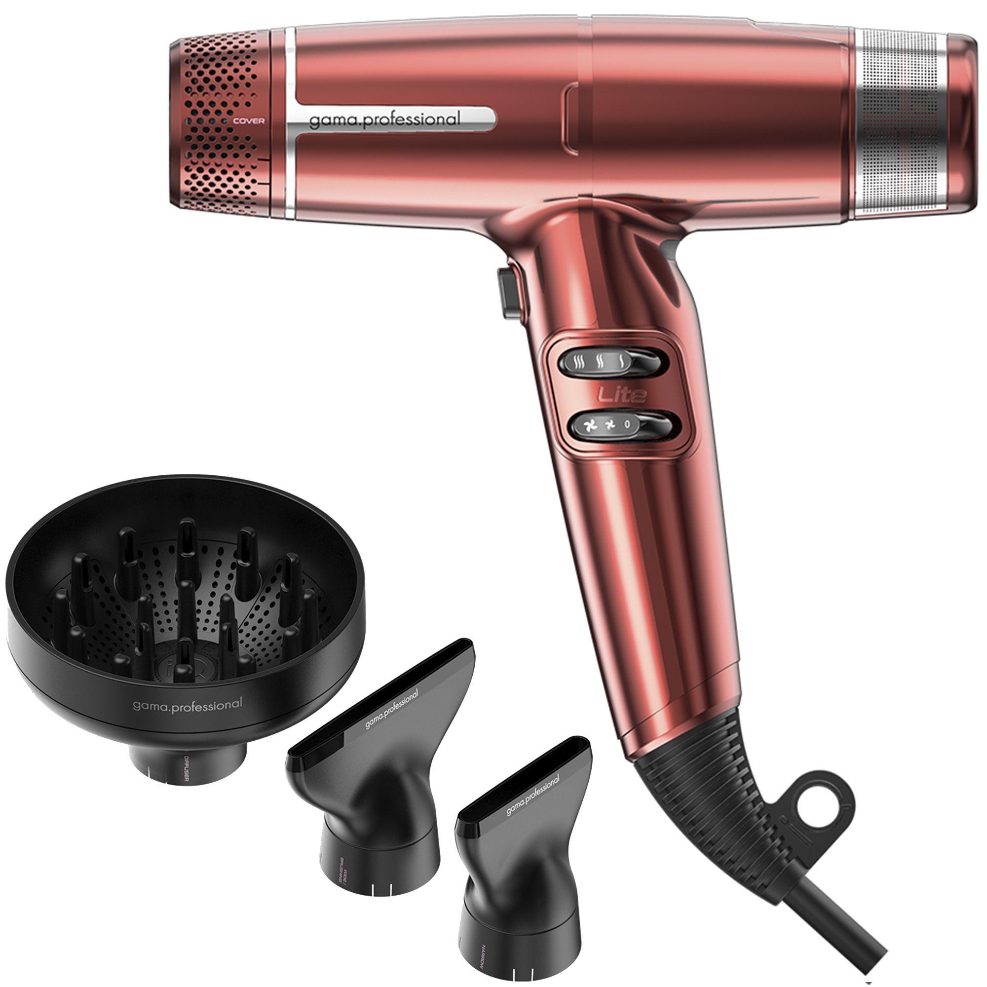 Secador De Pelo Gama Iq Lite Ultra Liviano  Profesional Red-0