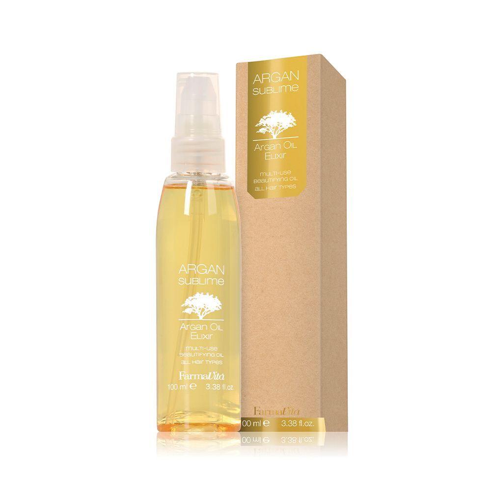 Aceite Capilar Farmavita Argan Sublime Elixir Hidratante 100ML-0