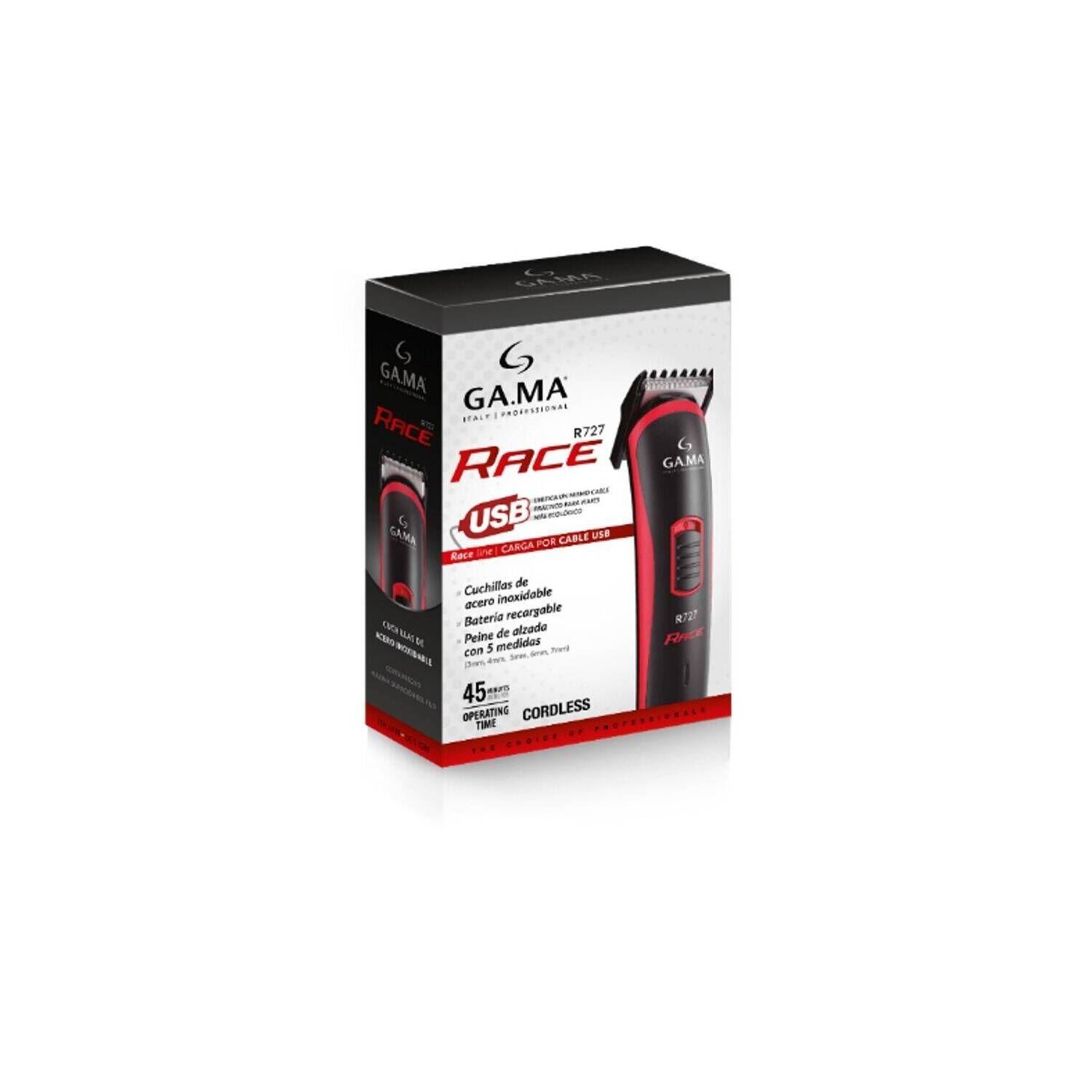 Cortapelos Trimmer Gama M Race R727 Usb Inalámbrico-3