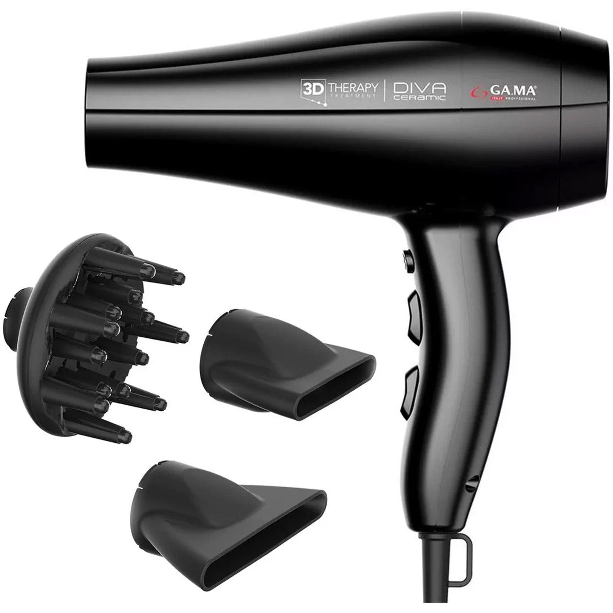 Secador Profesional Gama Diva Ceramic Ion 3d Motor Ac-0