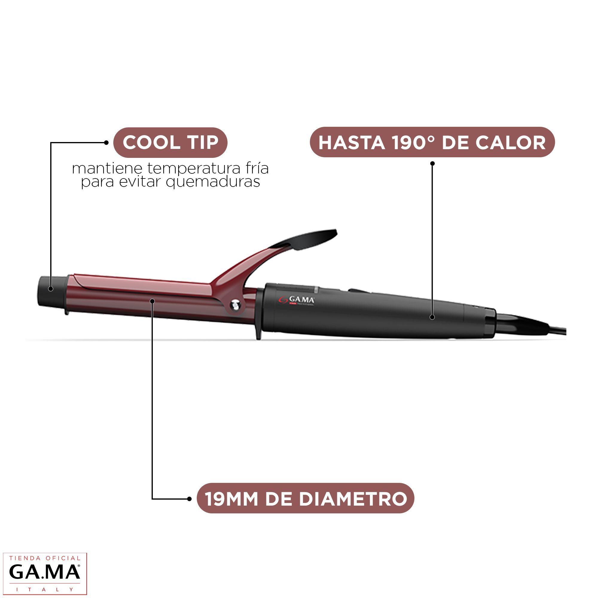 Ondulador Rizador Gama Tourmaline 19 Mm Antifrizz Bivolt-2