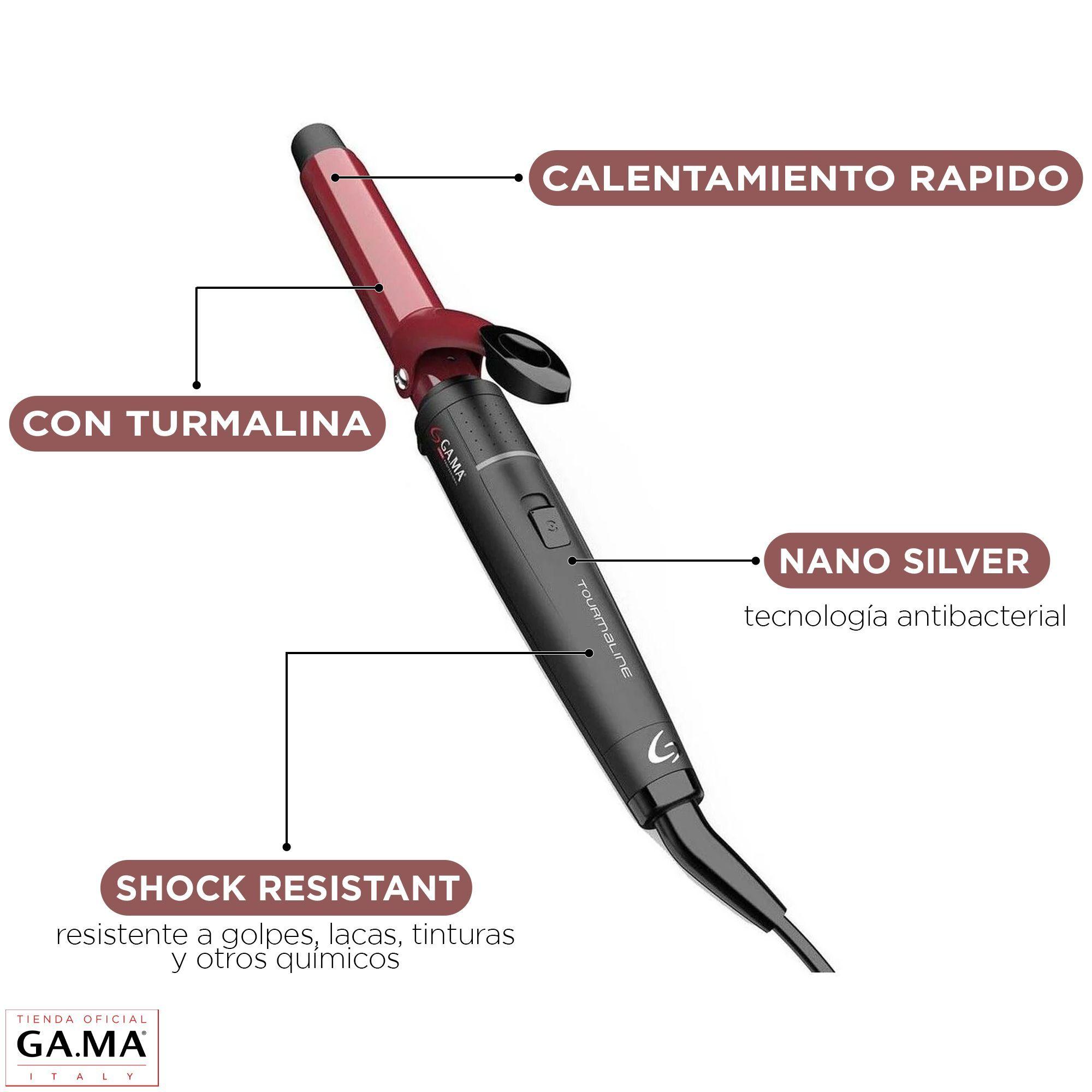 Ondulador Rizador Gama Tourmaline 19 Mm Antifrizz Bivolt-3