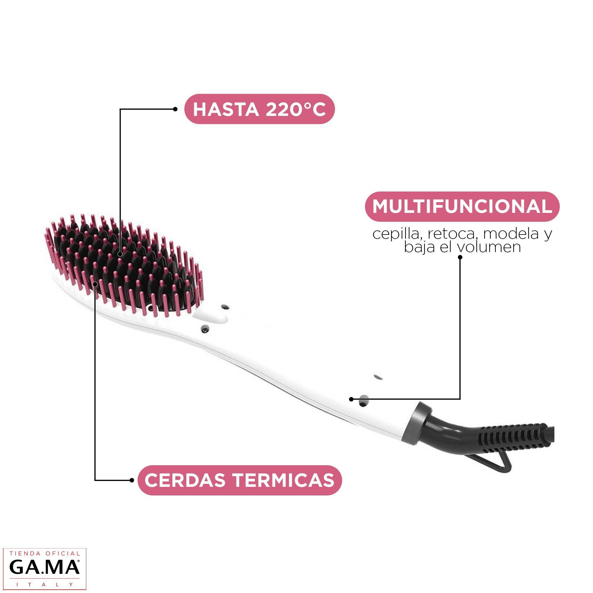 Cepillo Alisador Gama Innova Mini Nano Silver Cerámica-3