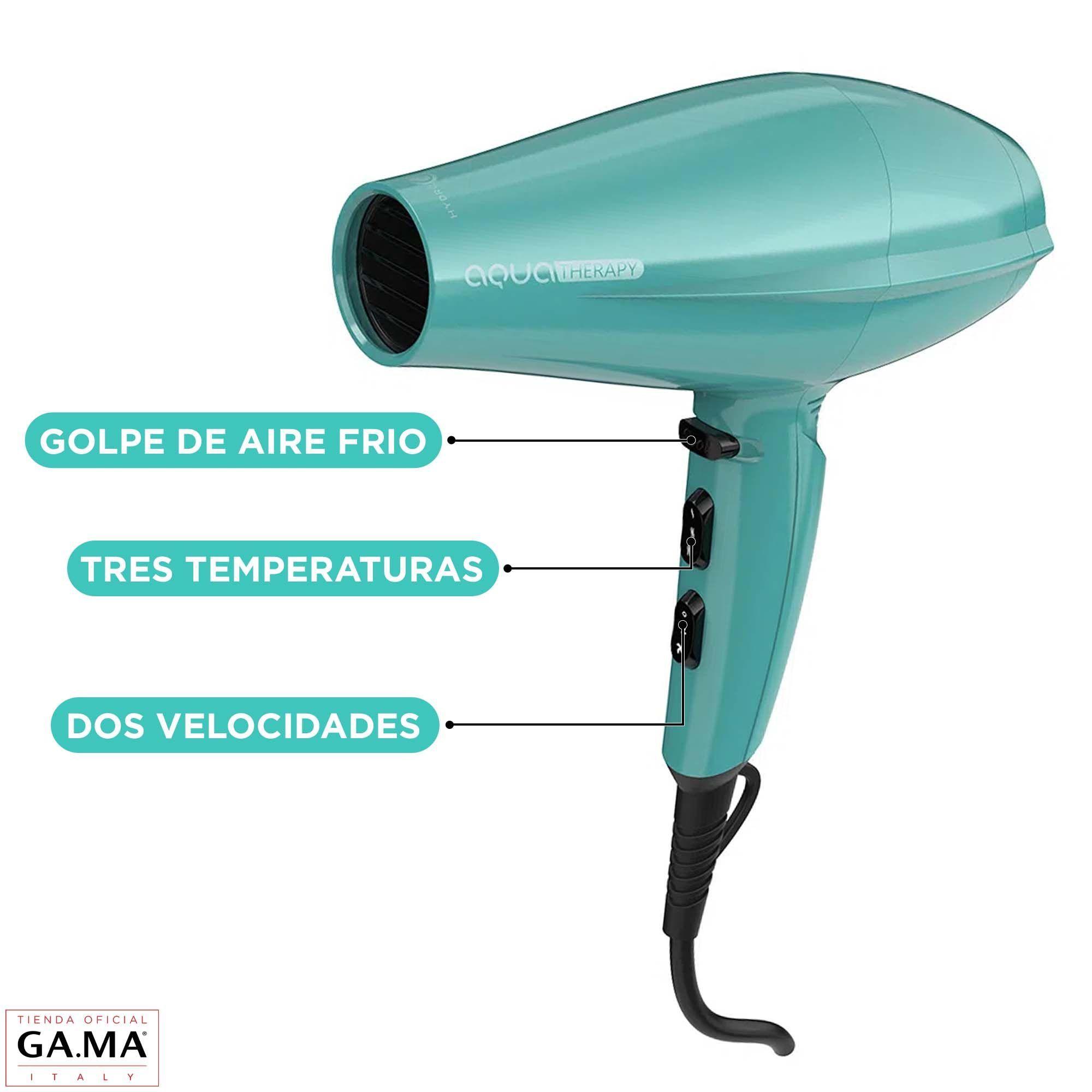 Secador De Pelo Gama Brilliant Ceramic Ion Aqua Therapy-2