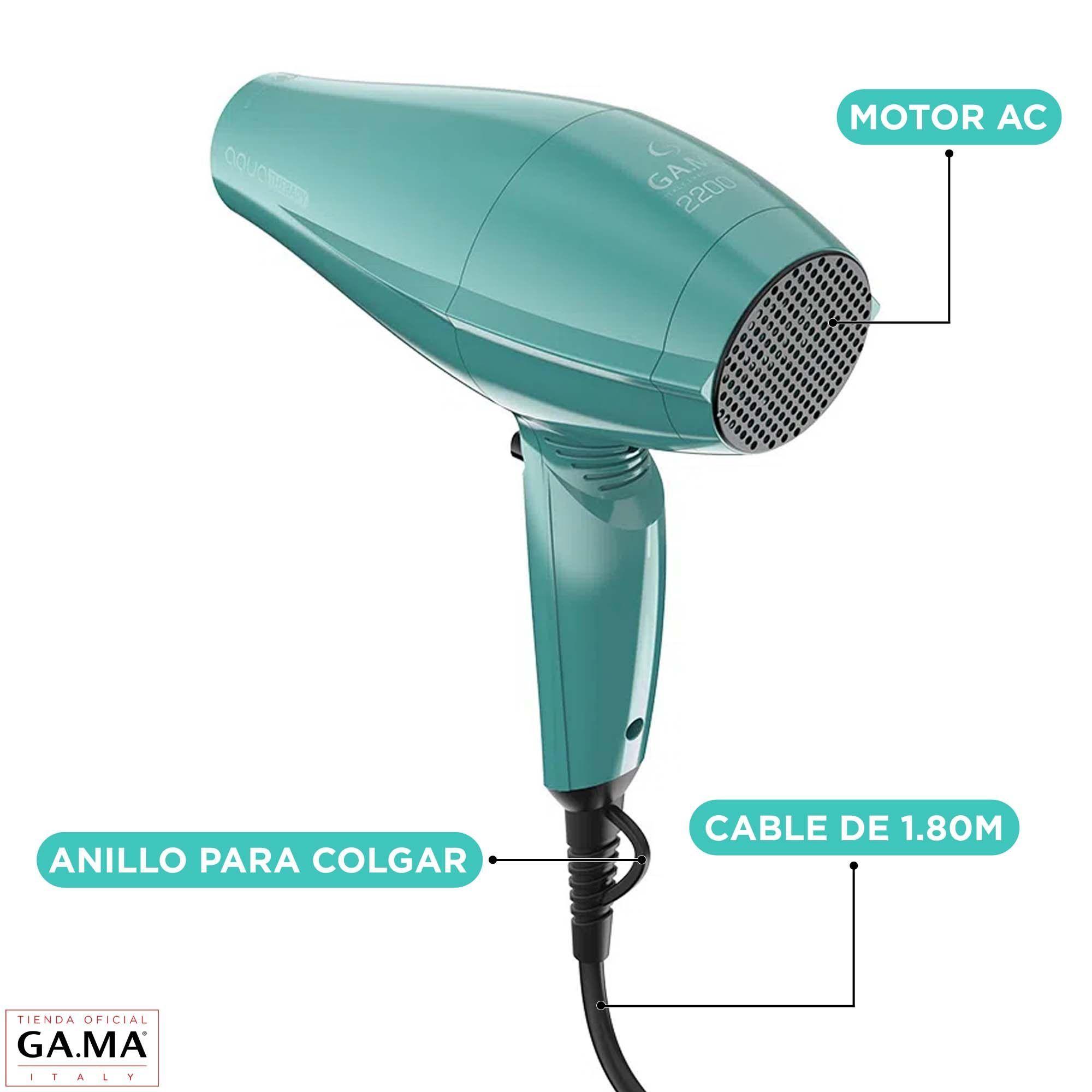 Secador De Pelo Gama Brilliant Ceramic Ion Aqua Therapy-3