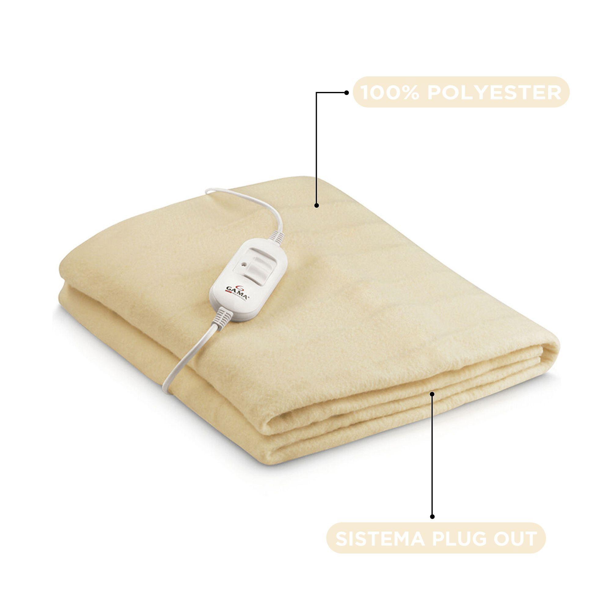 Calienta Cama Gama 100% Polyester Single Quick Heat 1 Plaza-1