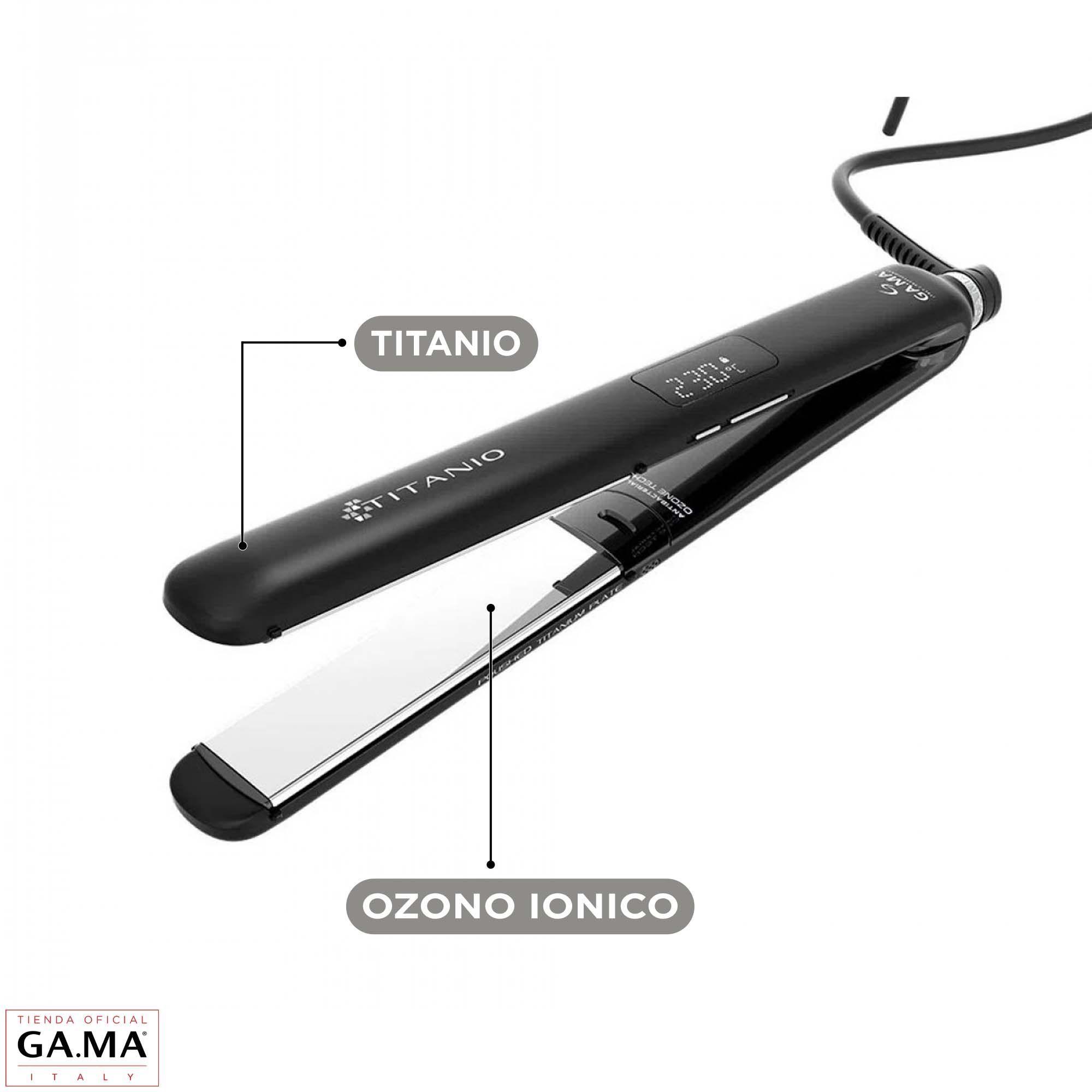 Plancha Alisadora Gama Cp14 Titanio Led 4d -1