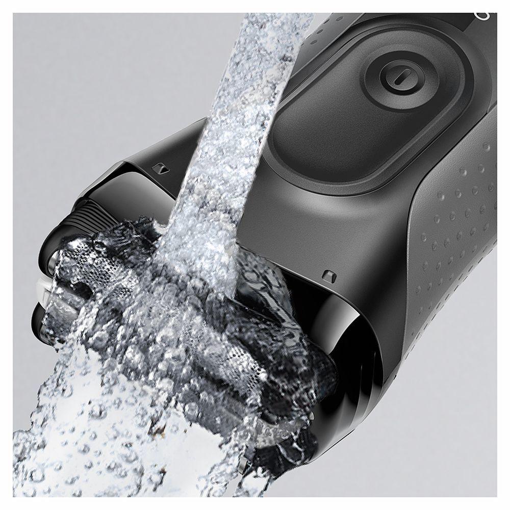 Afeitadora Recargable Braun 300 Serie 3 Black Cuchillas Flexibles-4