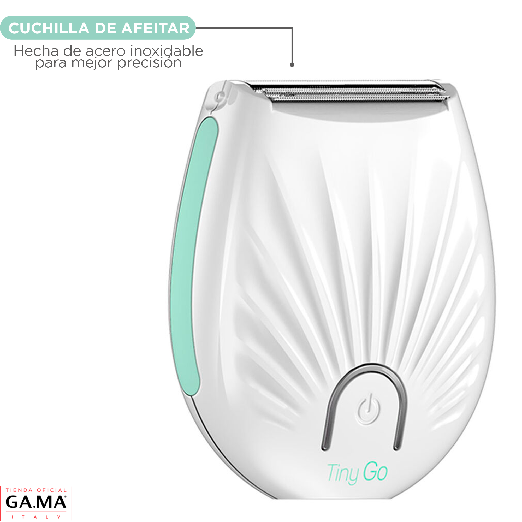 Afeitadora Depiladora Femenina Gama Tiny Go Carga Usb Portatil-1