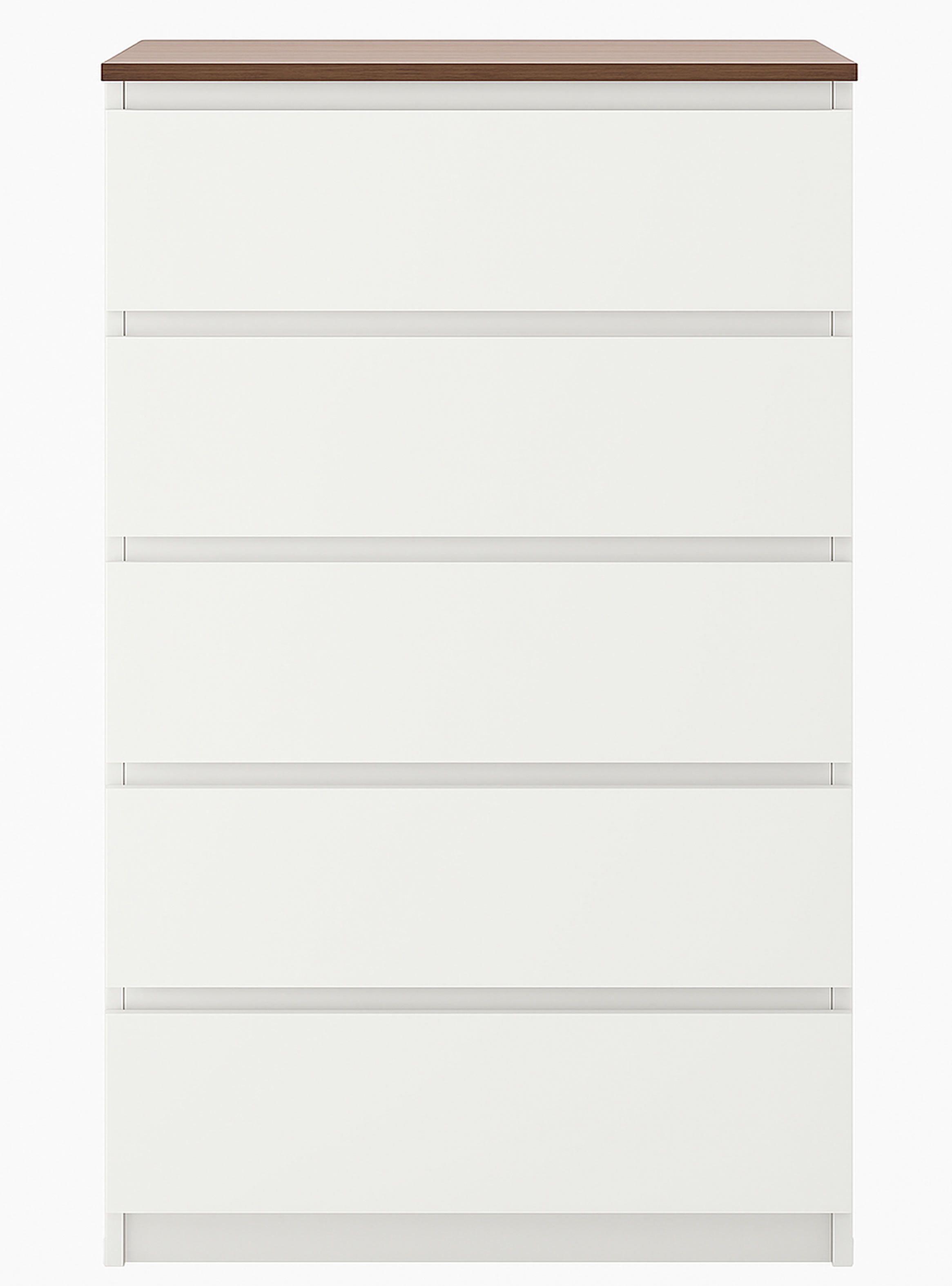 Cajonera 5 Cajones Blanca Albayalde premium-2