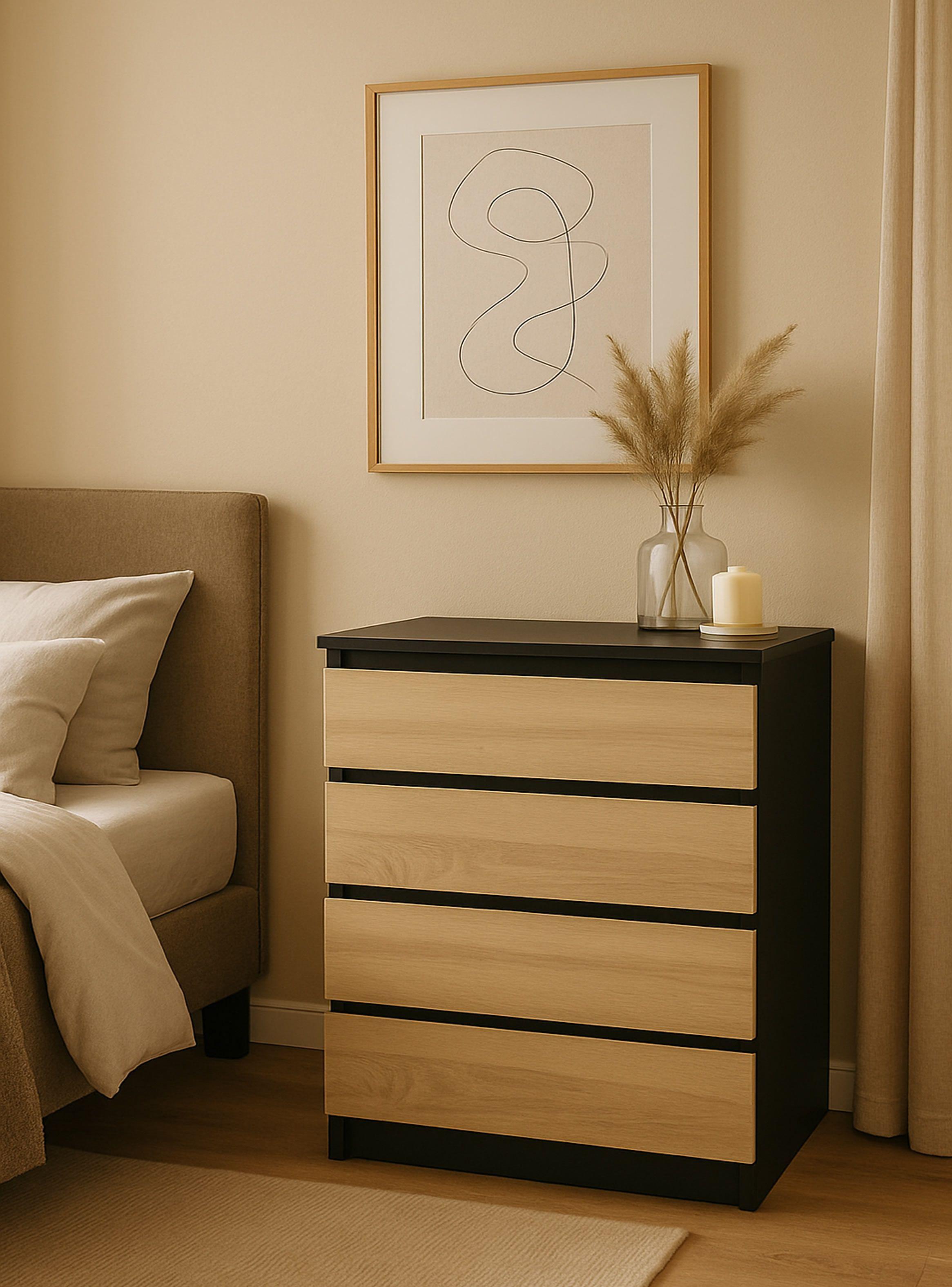 Cajonera 4 Cajones Grafito Albayalde premium-3