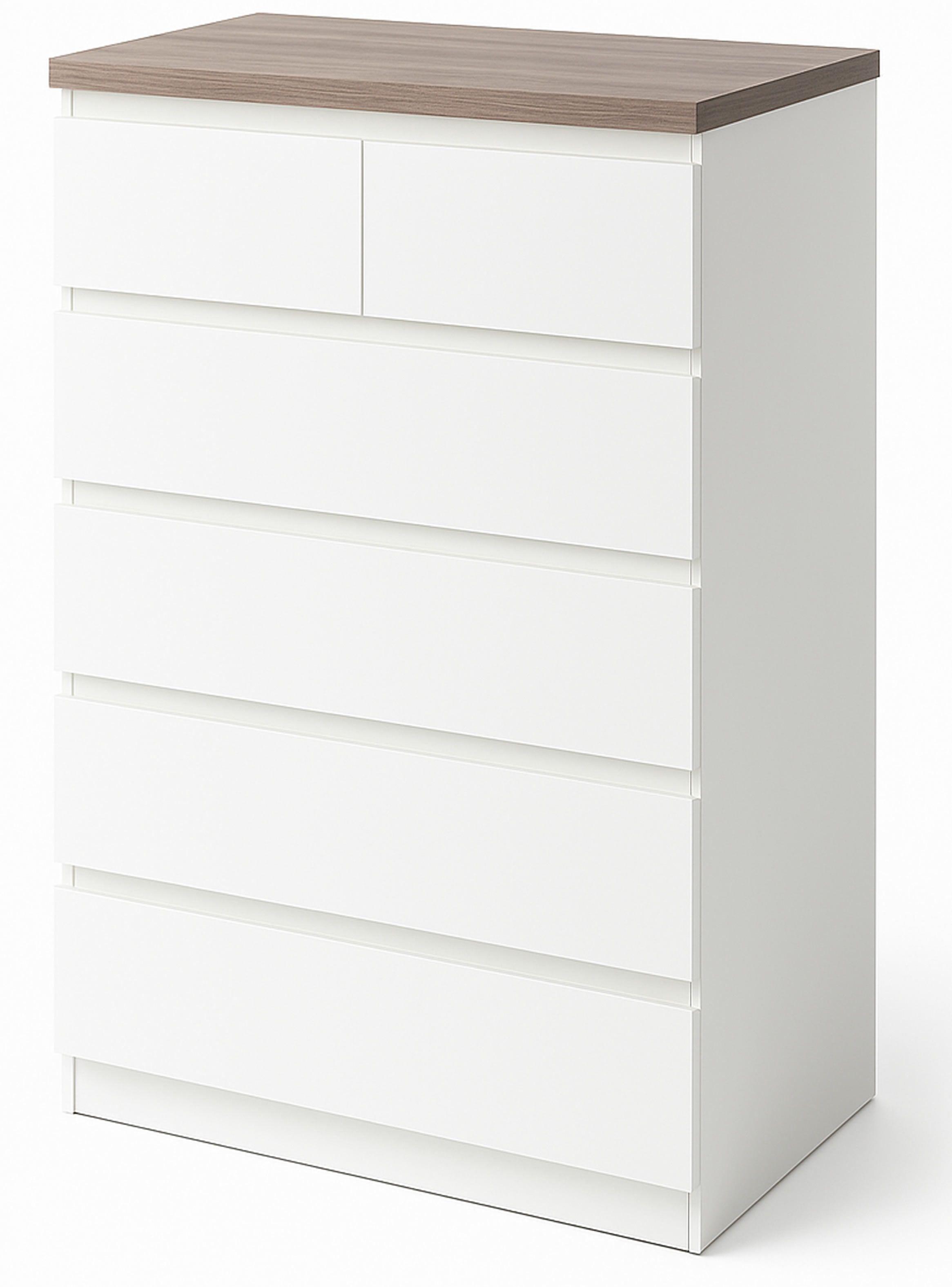 Cajonera 6 Cajones Blanca Albayalde  premium-2