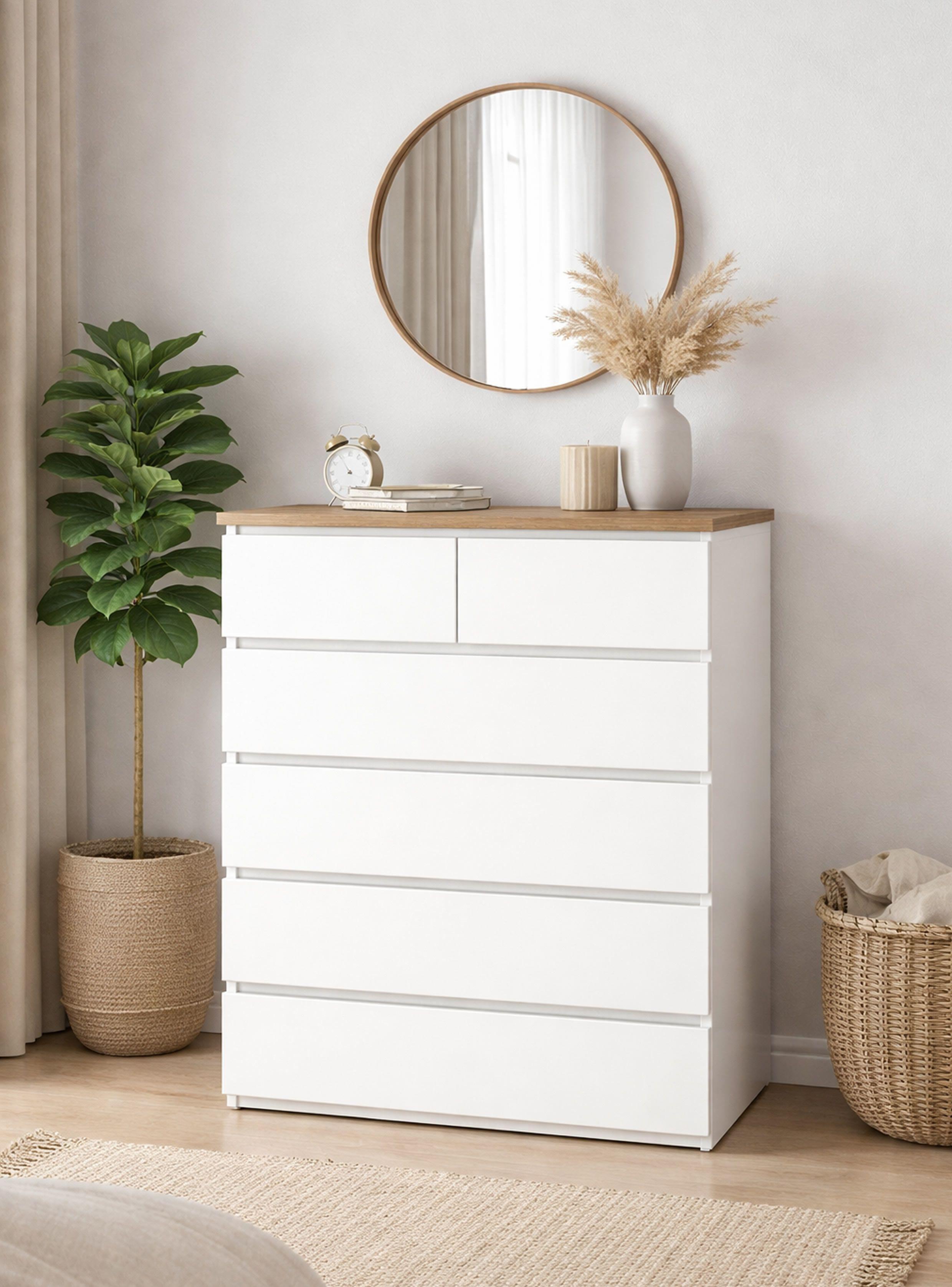 Cajonera 6 Cajones Blanca Albayalde  premium-3