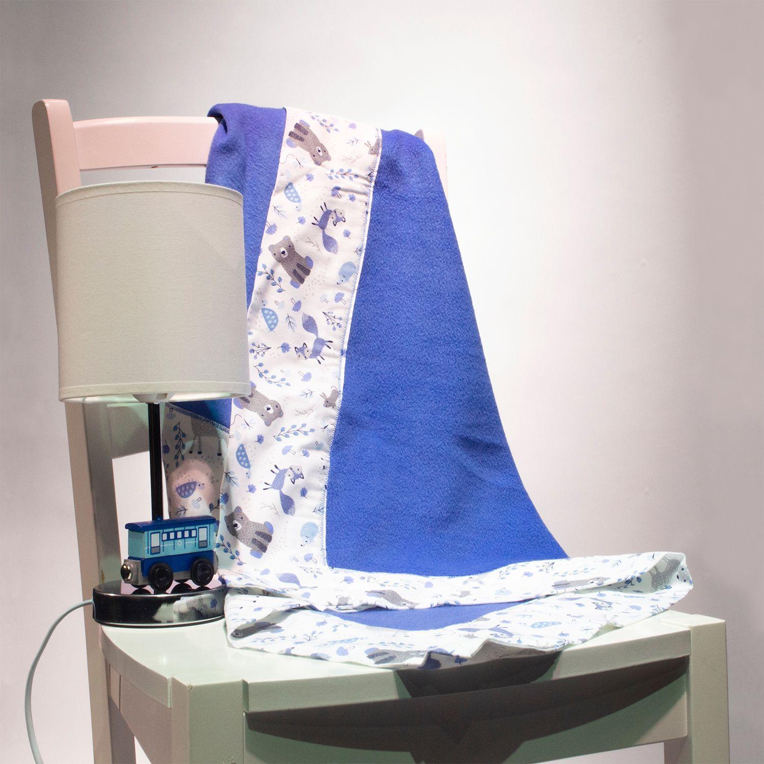 Manta Polar Celeste Animales Celeste-1