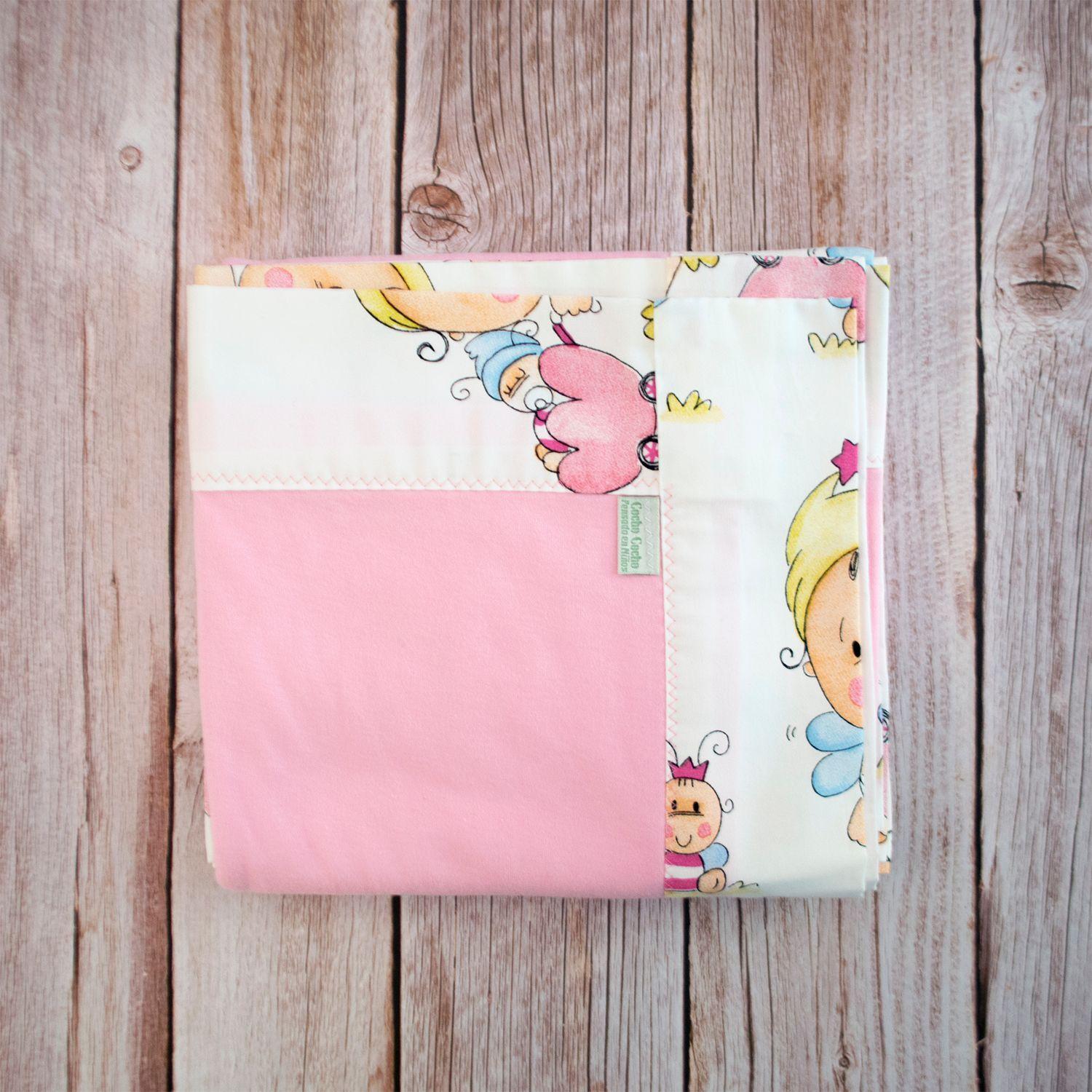 Manta Polar Rosado Niñita-0