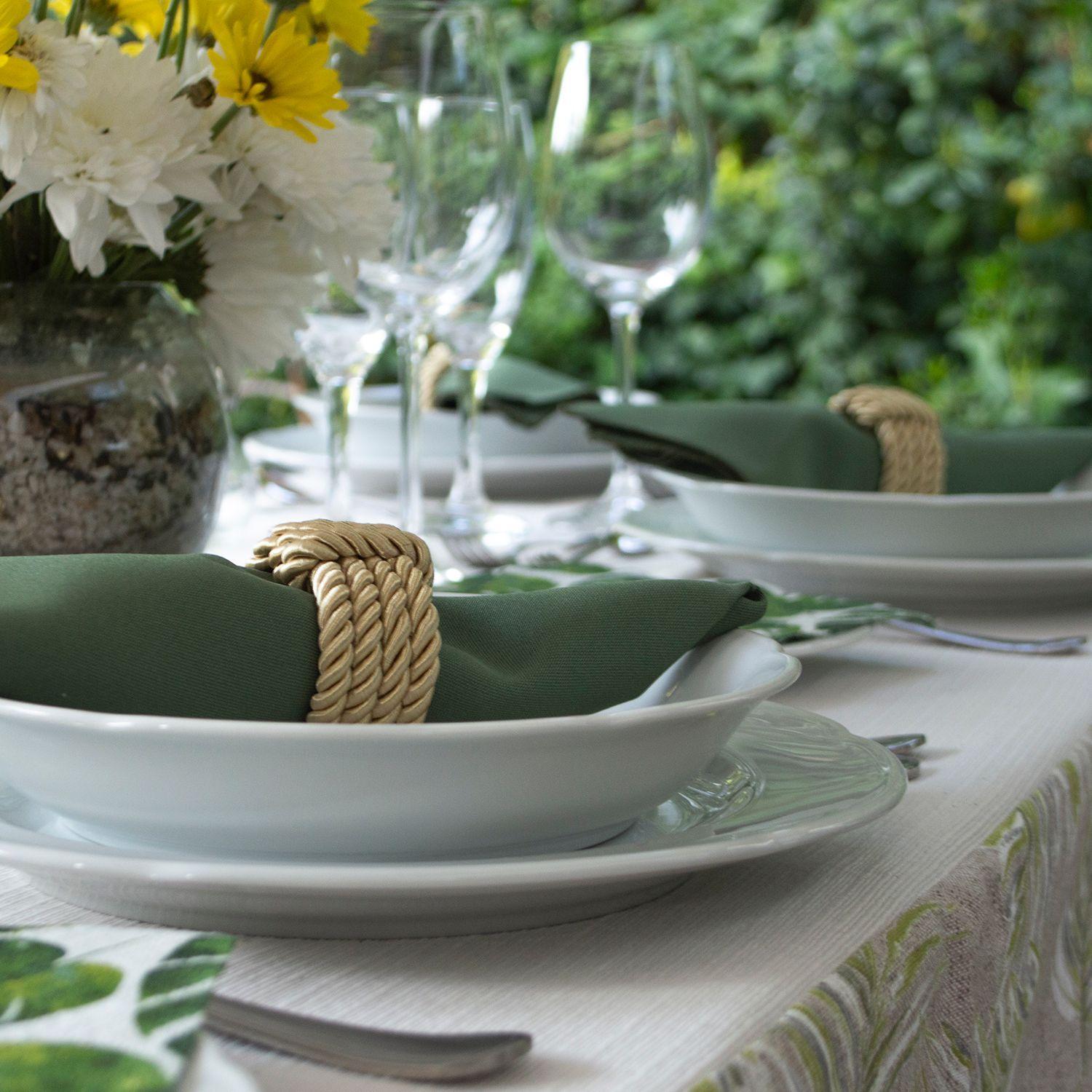 Set Mantel con 6 servilletas y 6 servilleteros-5