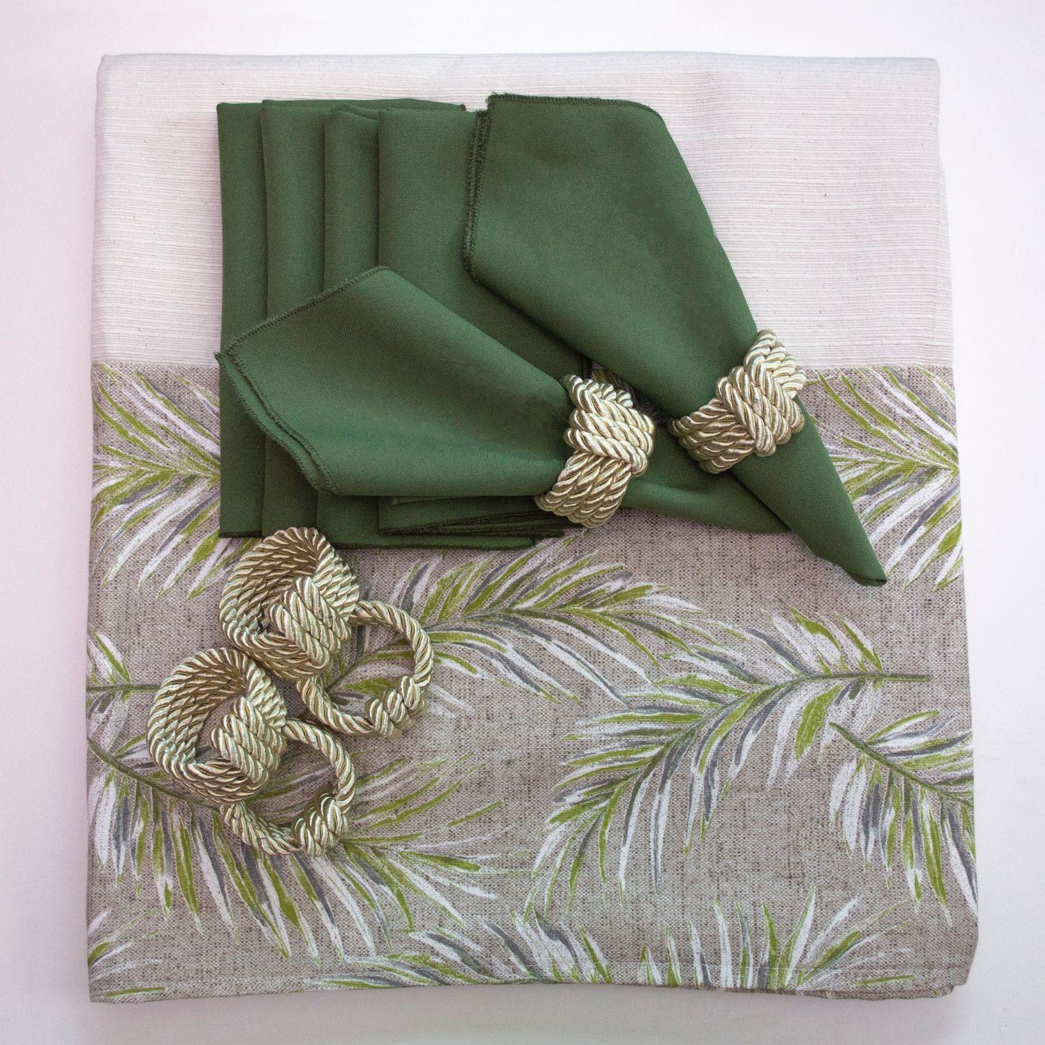 Set Mantel con 6 servilletas y 6 servilleteros-0