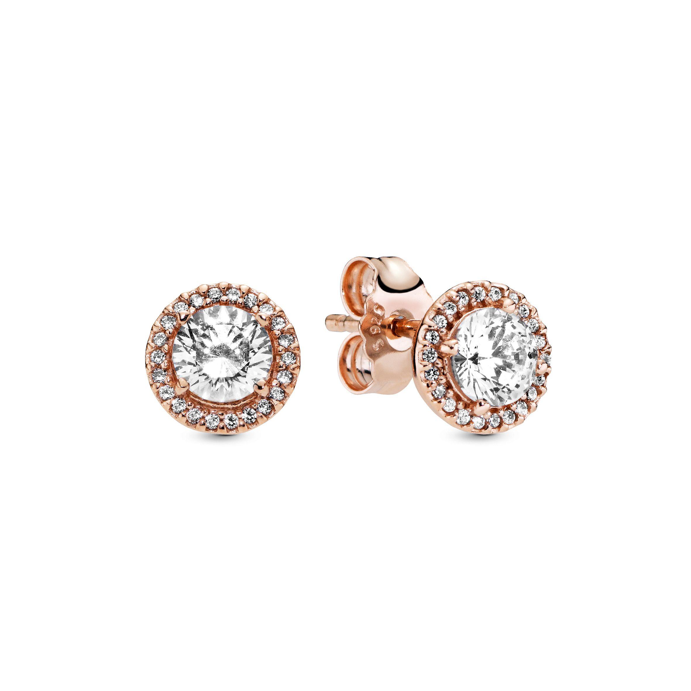 Aretes de Tuerca en Rose Elegancia-0