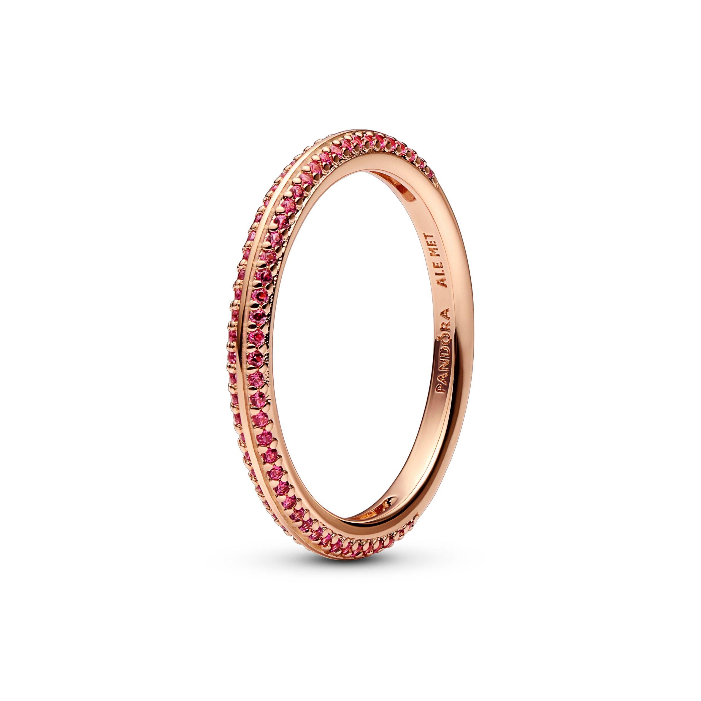 Anillo en Rose de Pavé Rojo Pandora Me-1