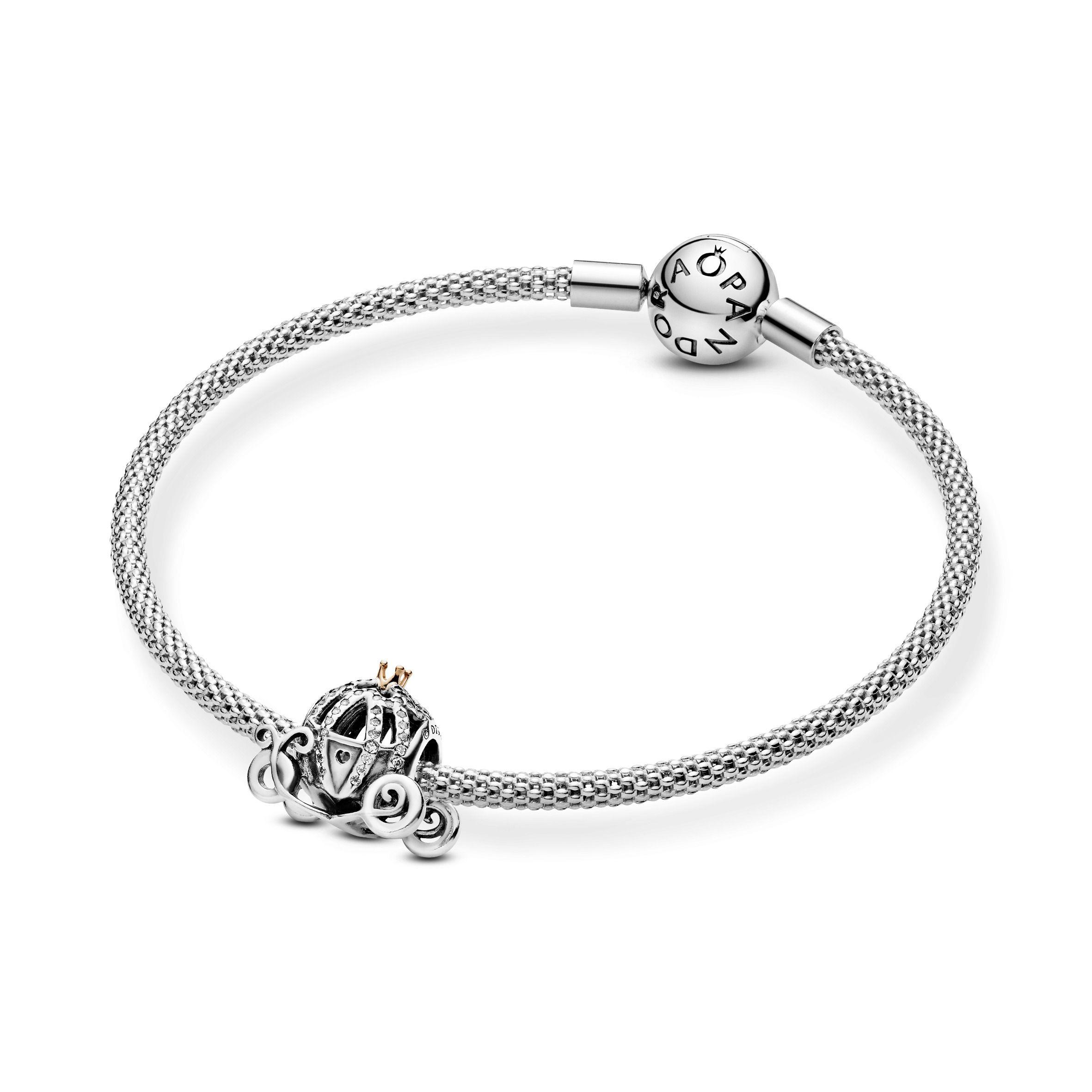 Charm Carruaje de Cenicienta de Disney Dos Tonos-2