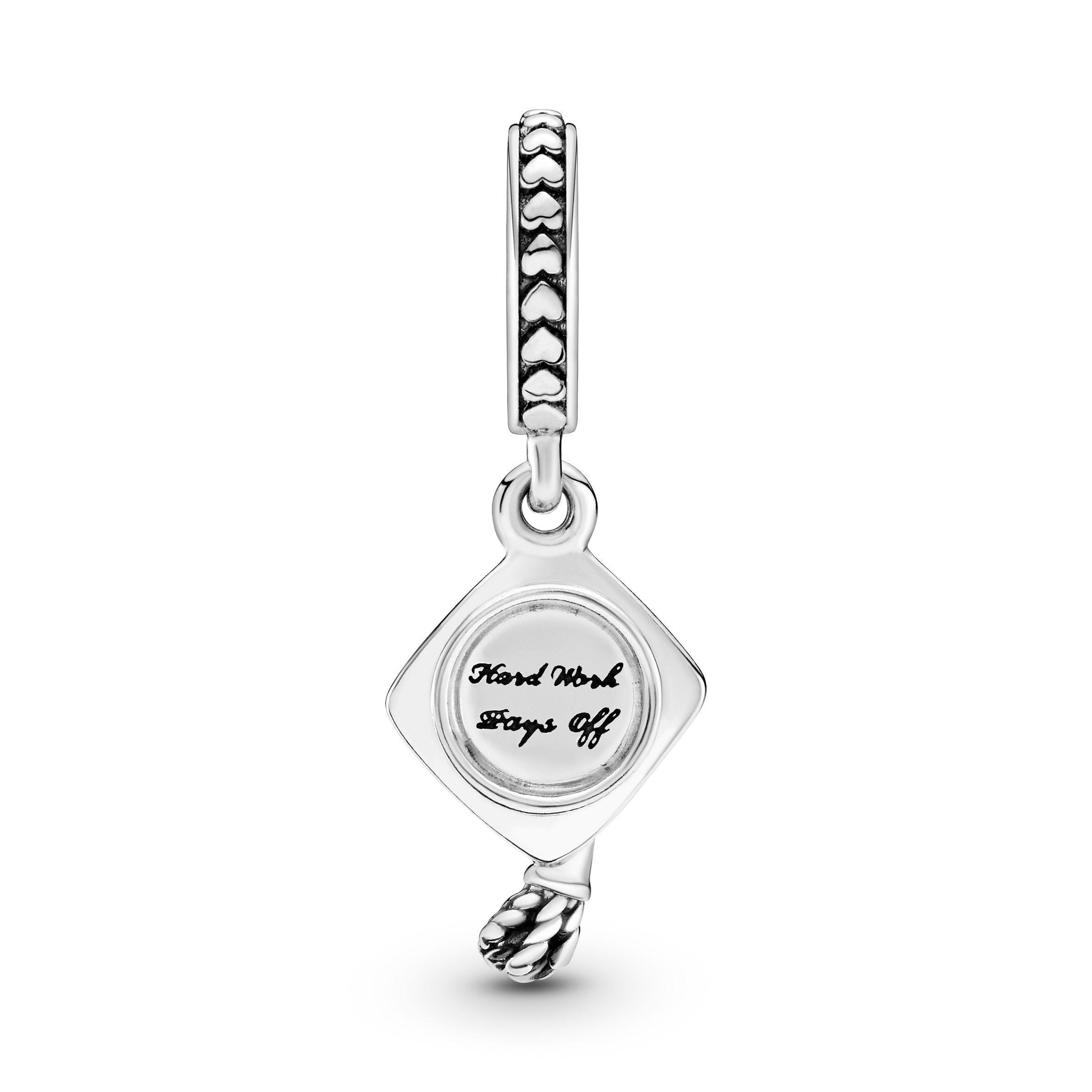 Gift Set Pulsera Plata con Dijes de Celebración de Graduación-3