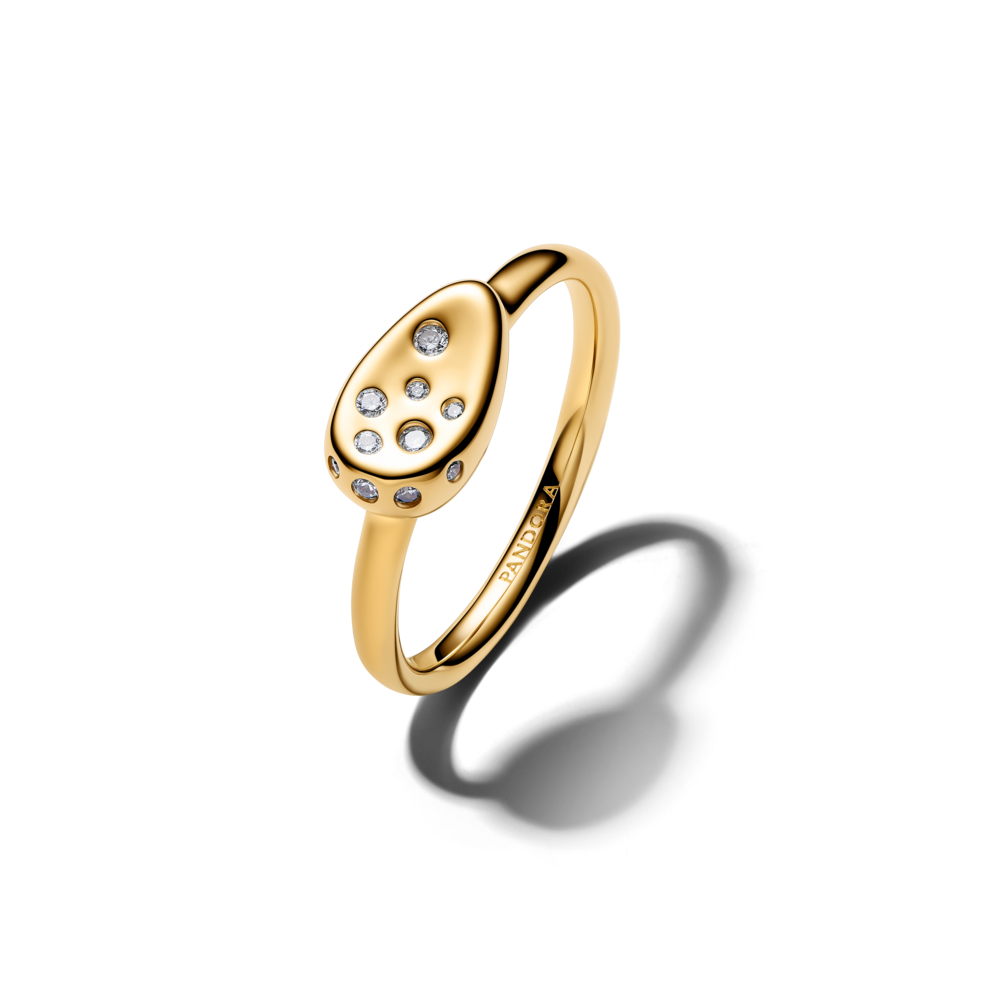 Anillo Sello Ovalado Mediano Engastado con Piedras-1