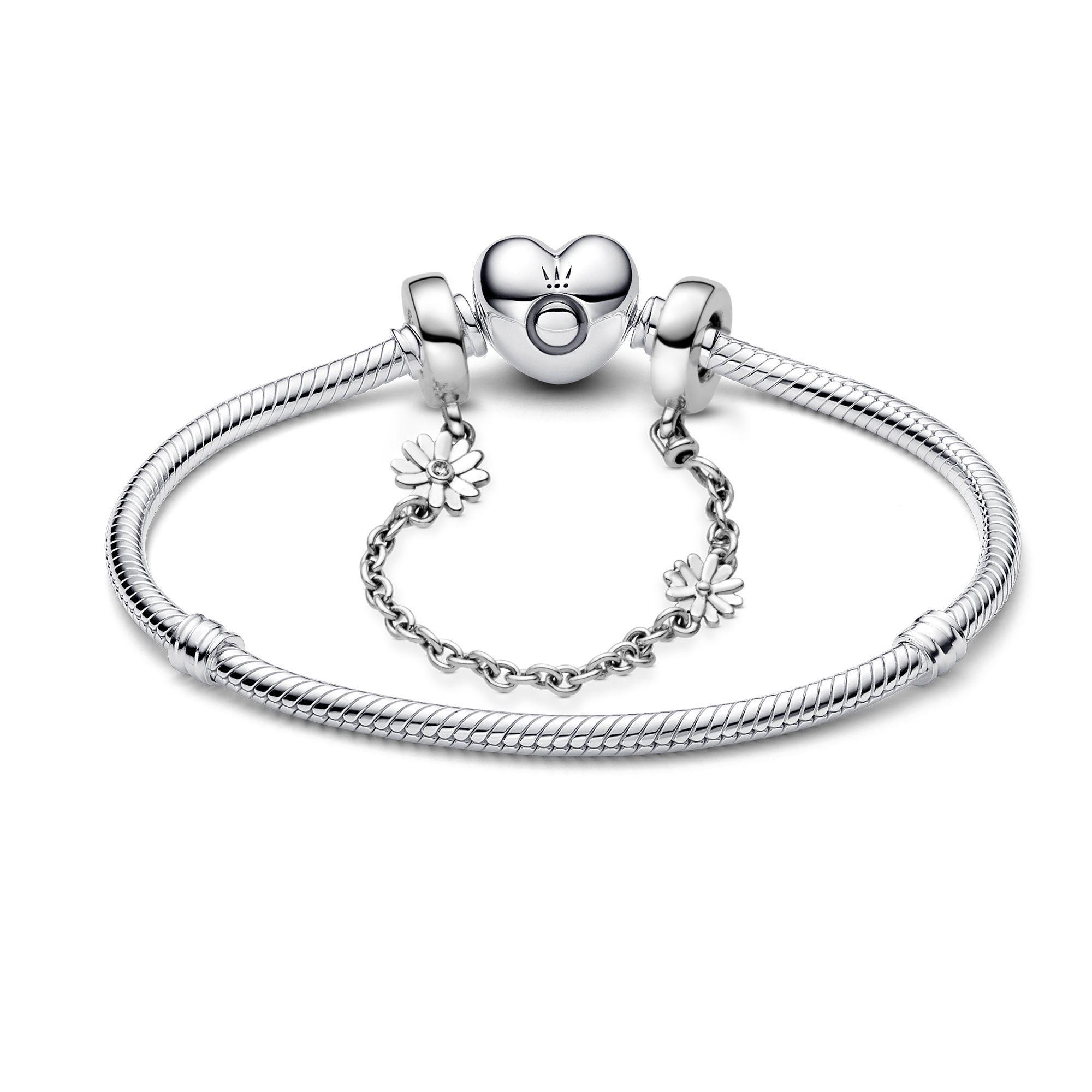 Gift Set Pulsera con Cadena De seguridad Margaritas-0