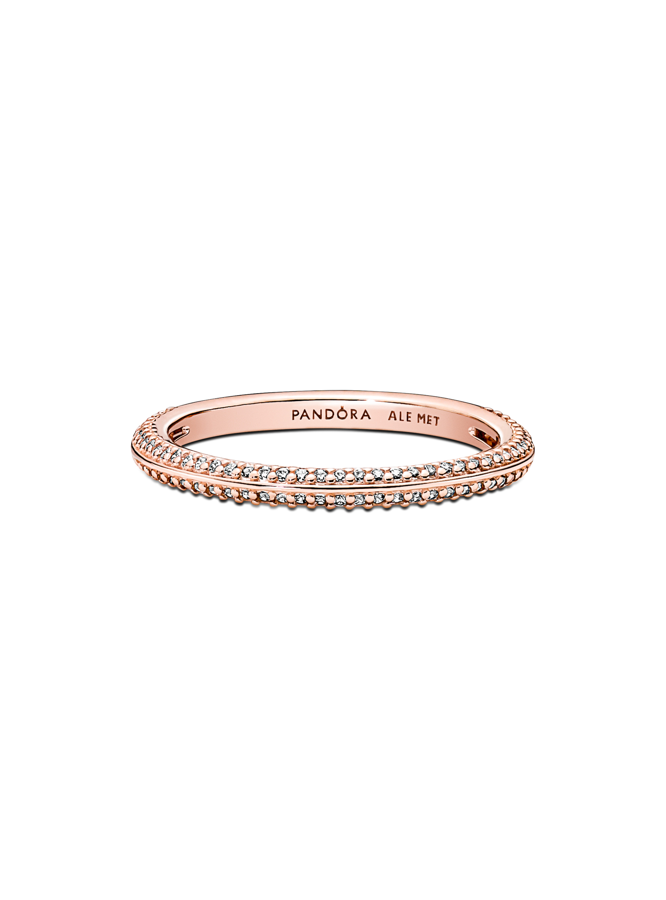 Anillo en Rose PANDORA Me Pavé Circonia Cubica Clara-0